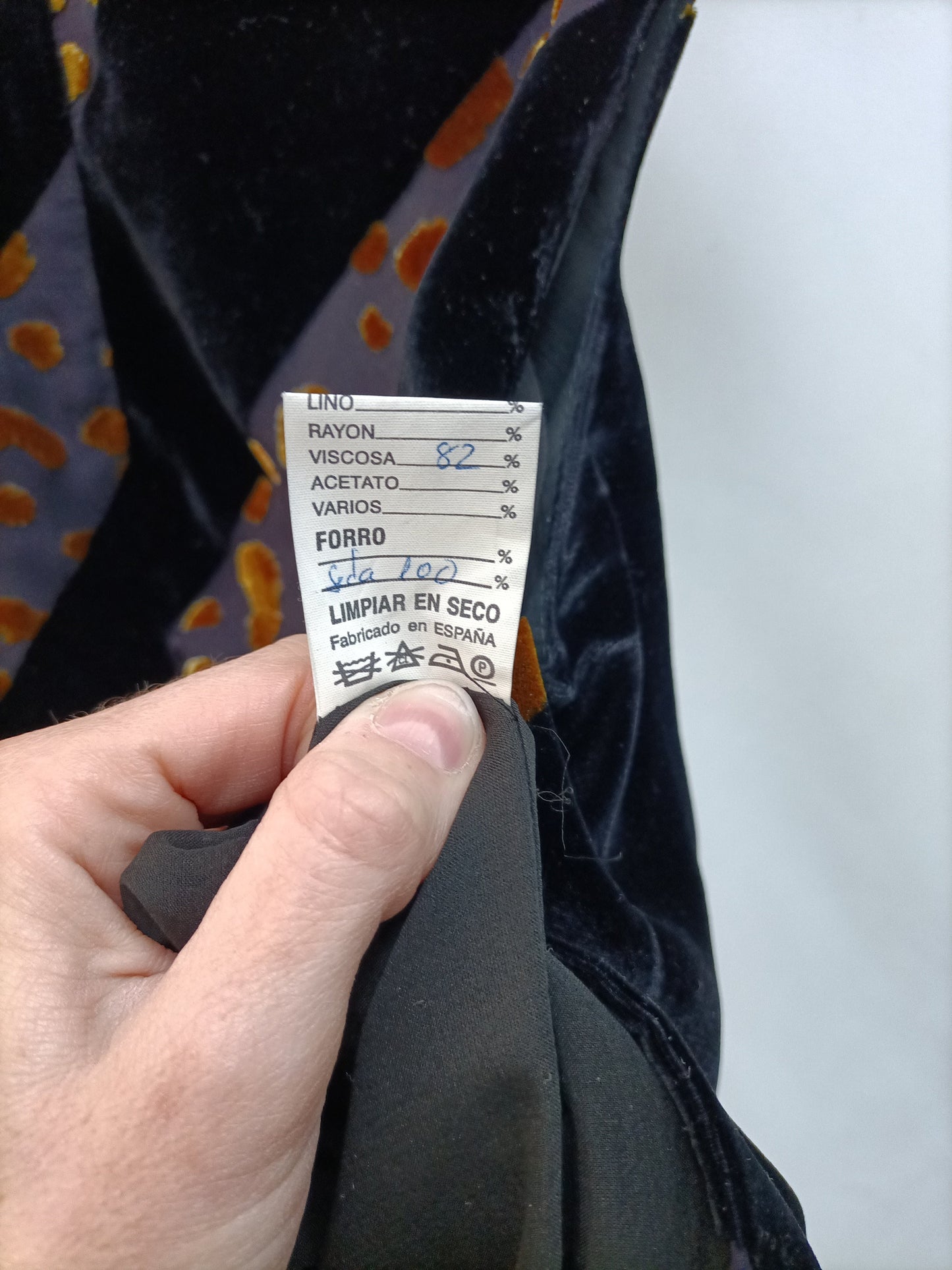 OTRAS. Top seda terciopelo T.42 (s)