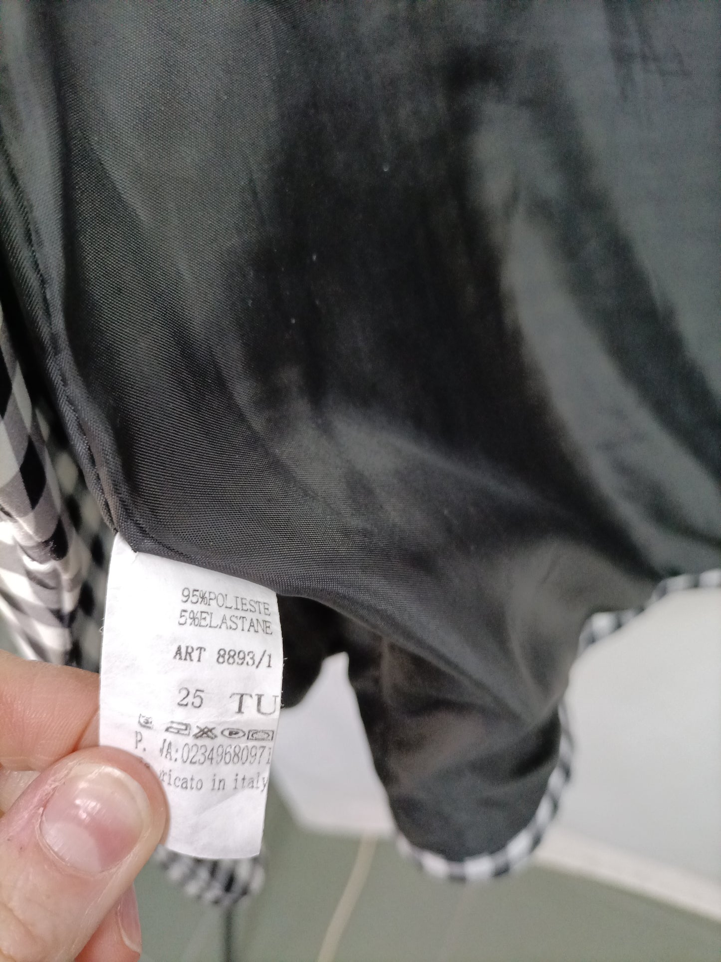 BROMACA. Blazer de cuadros vichy T.u(m)