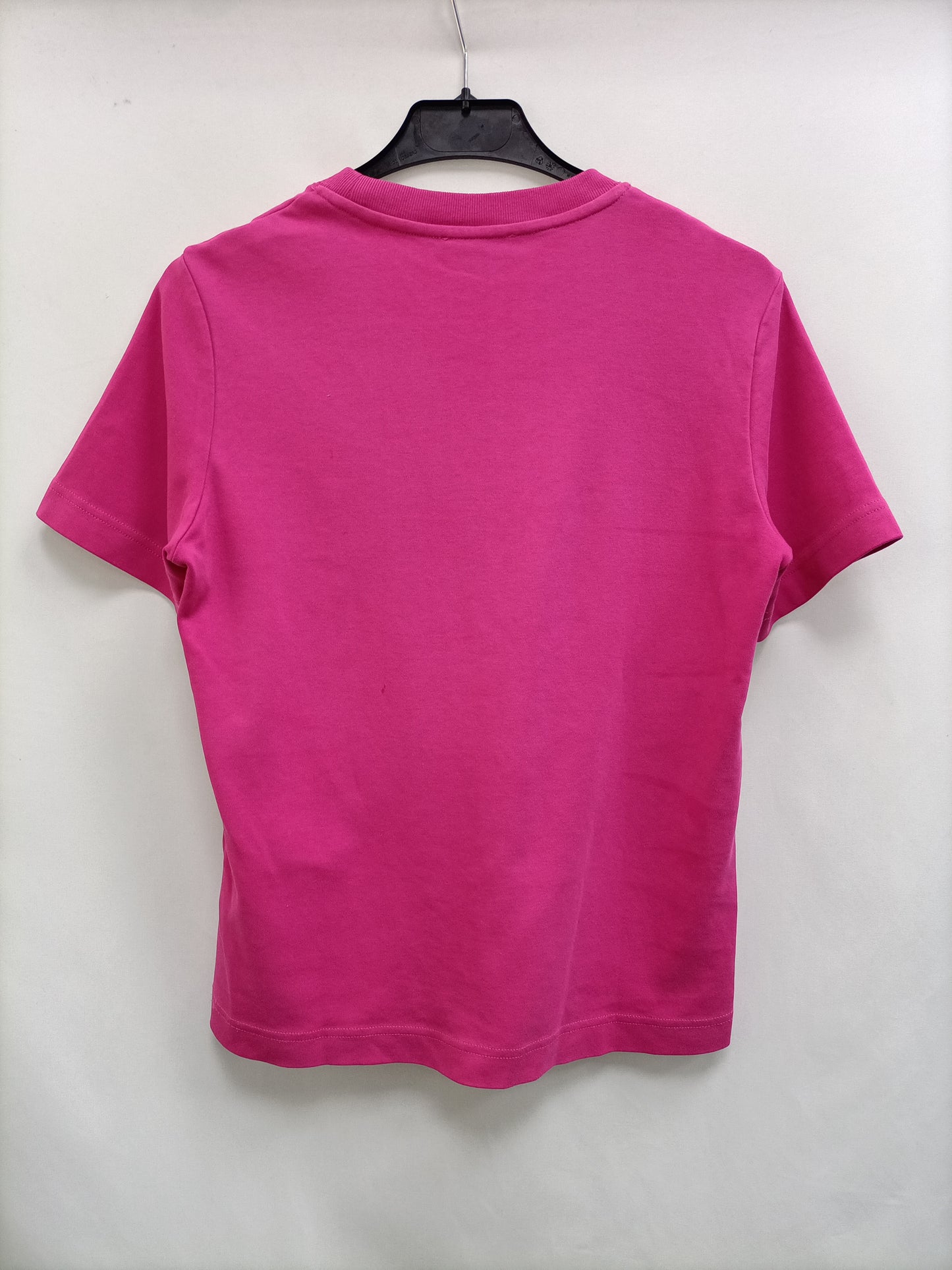 MASSIMO DUTTI. Camiseta rosa básica T.xs