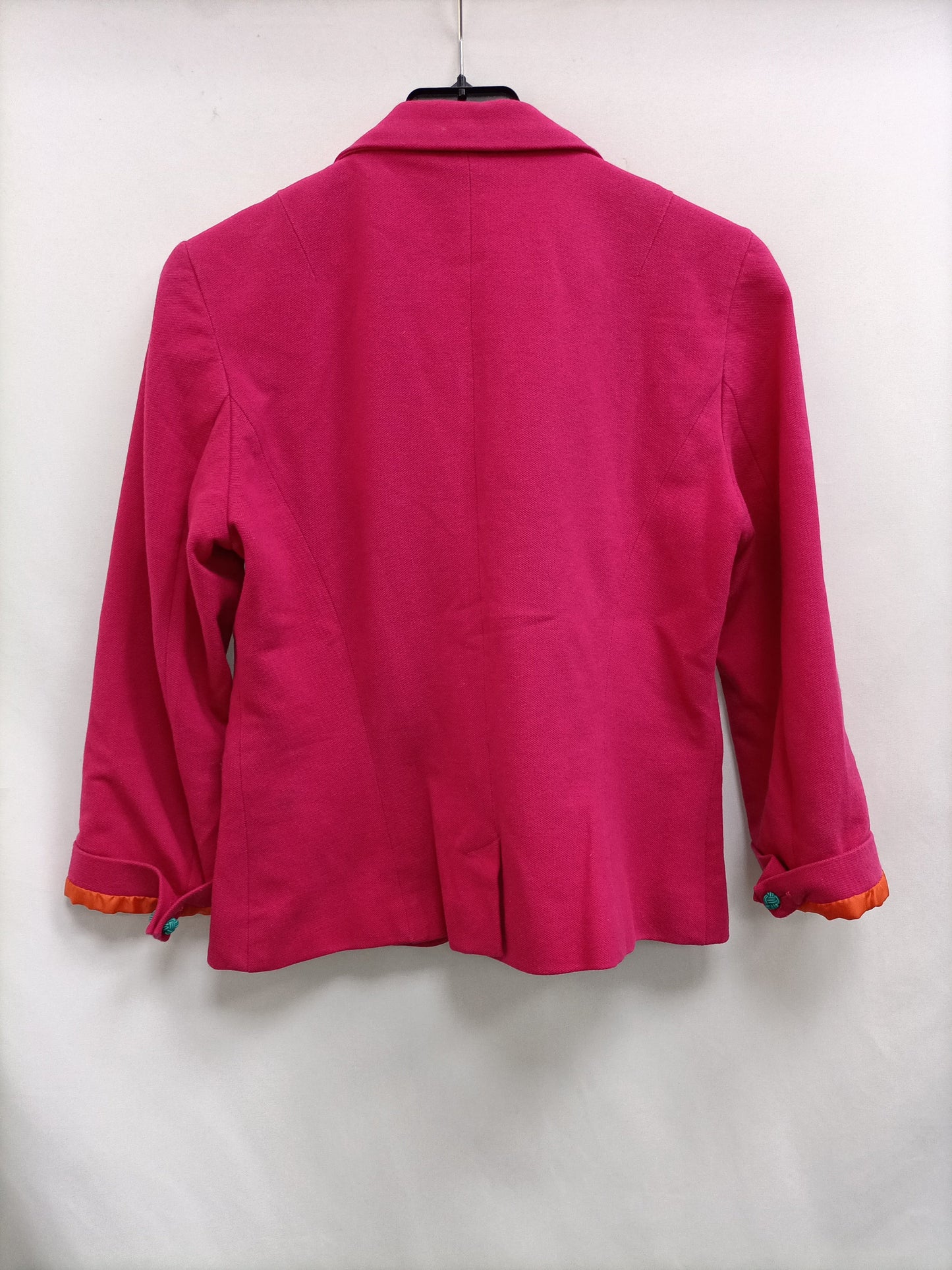 ZARA. Blazer rosa cortita T.m