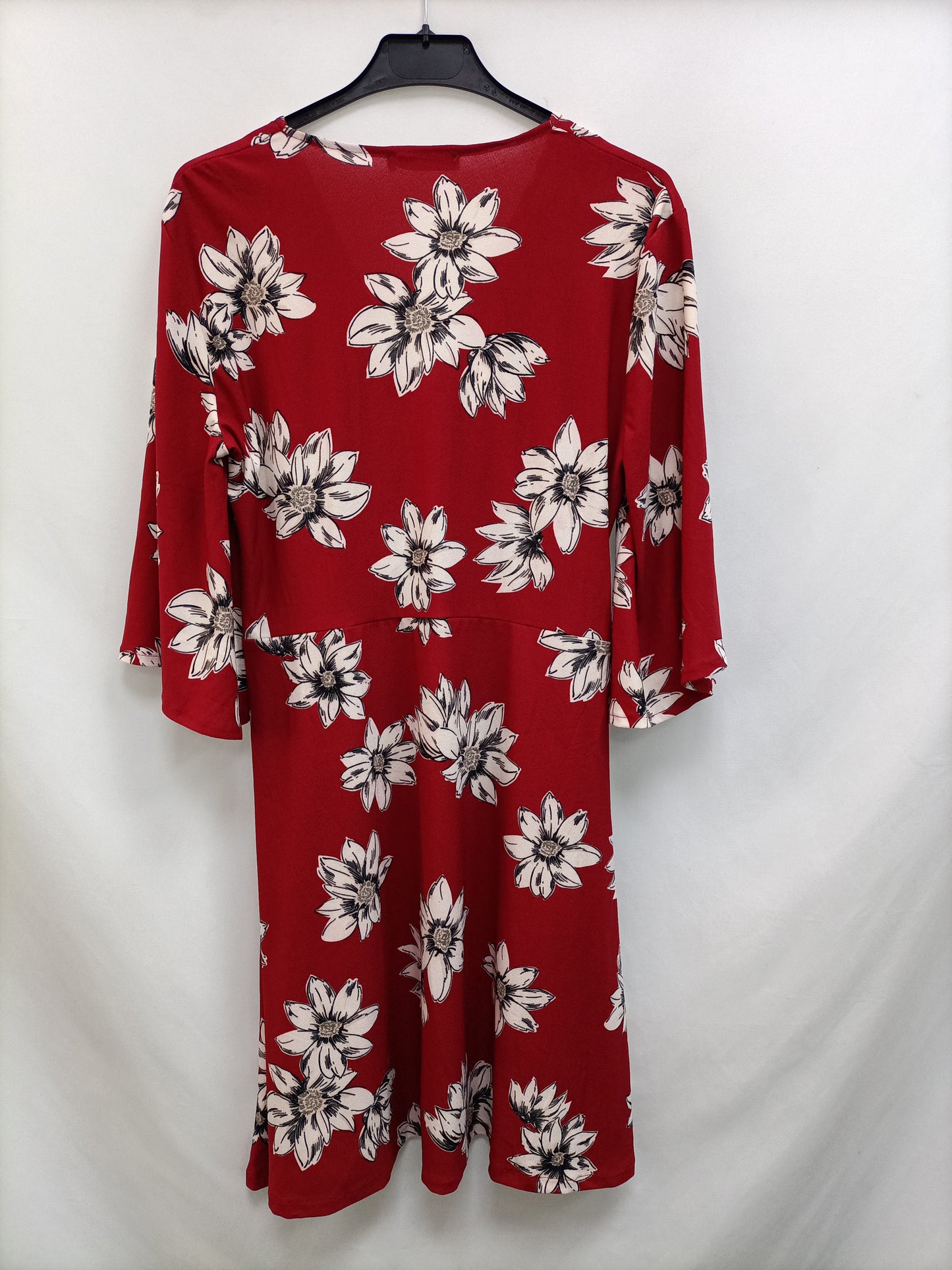 MANGO. Vestido corto flores T.m