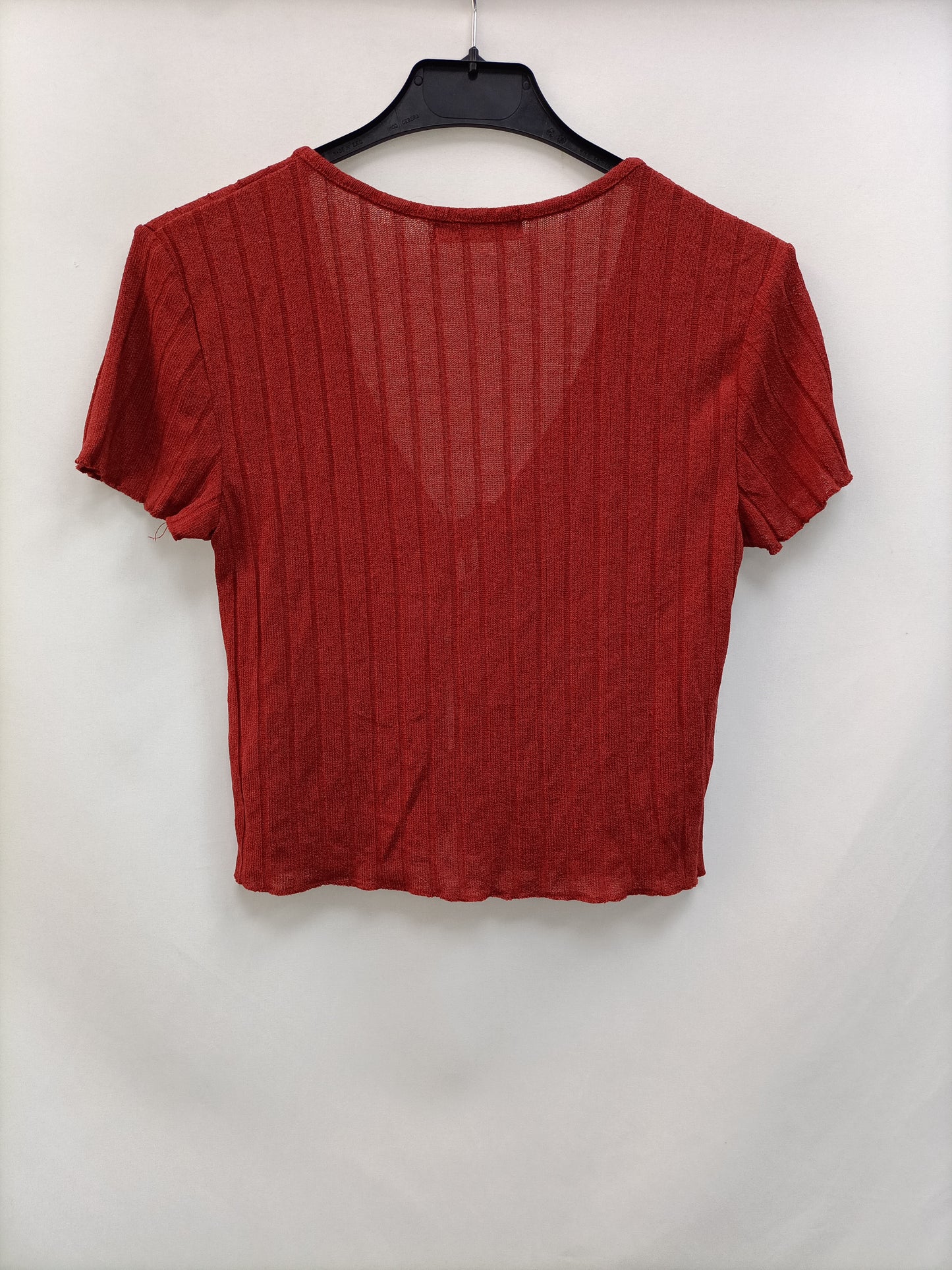 BERSHKA. Ribbed tile top Tm