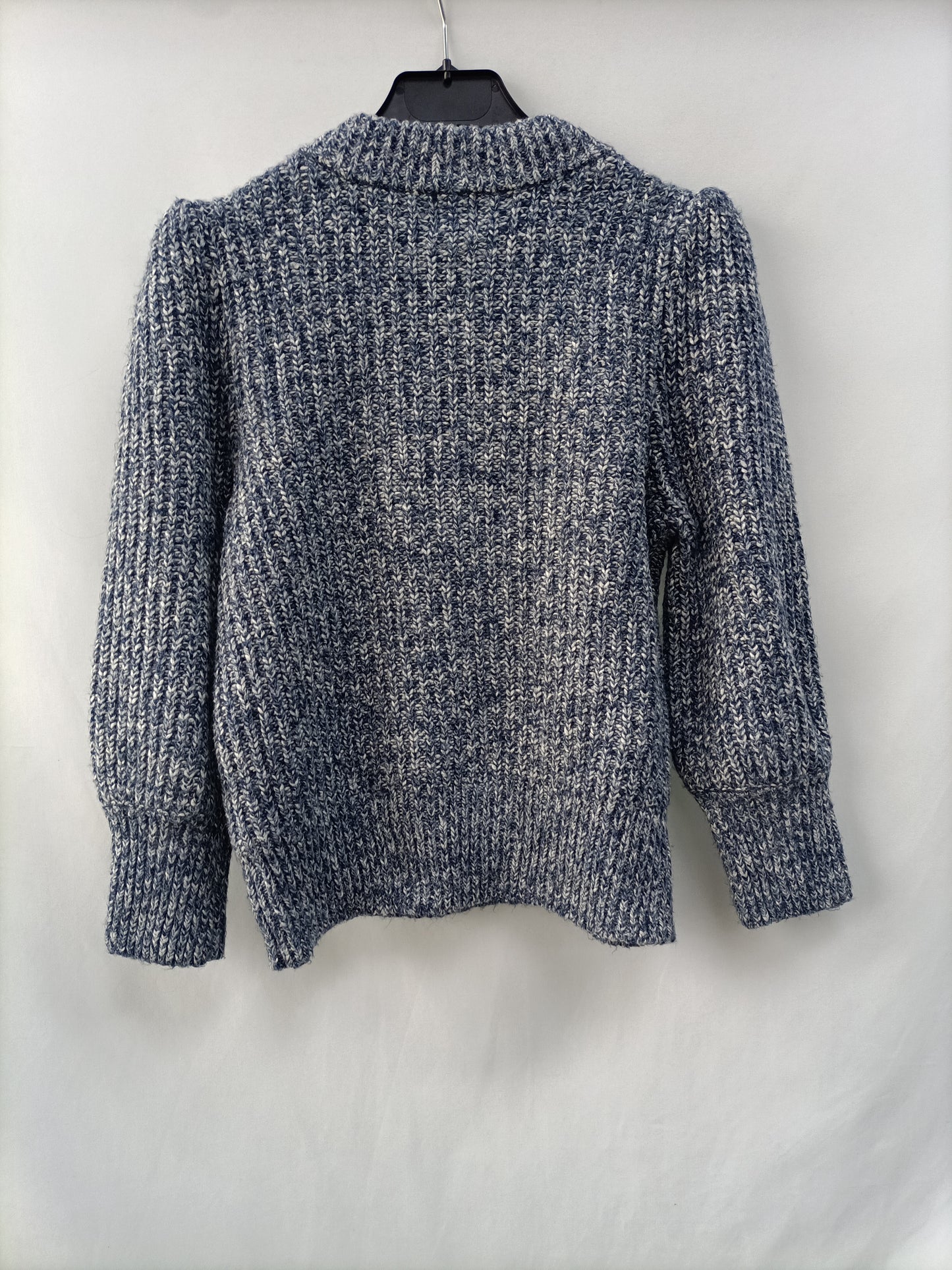 H&M. Jersey jaspeado azul T.s