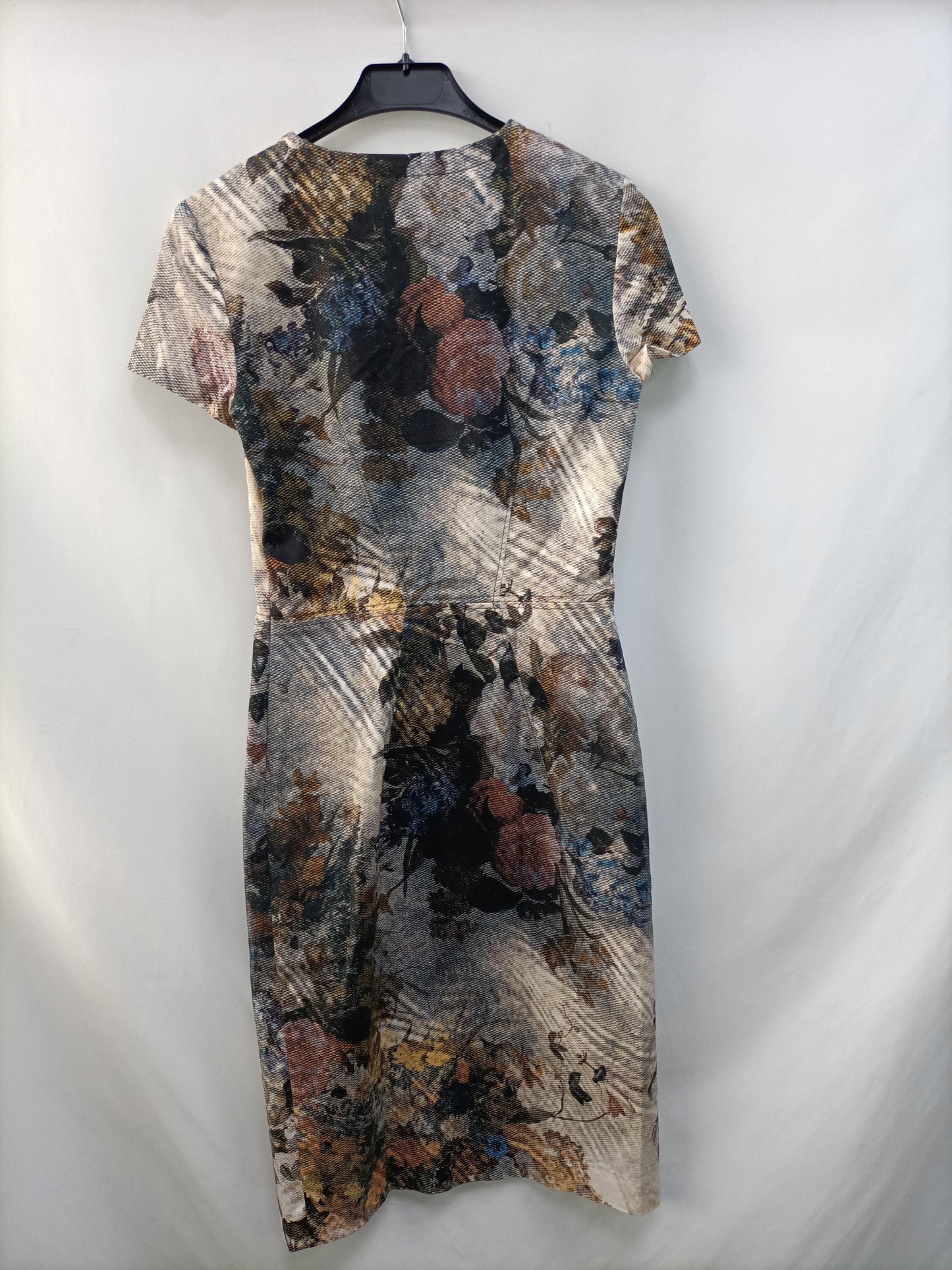 ROBERTO VERINO. Vestido corto estampado T.xs