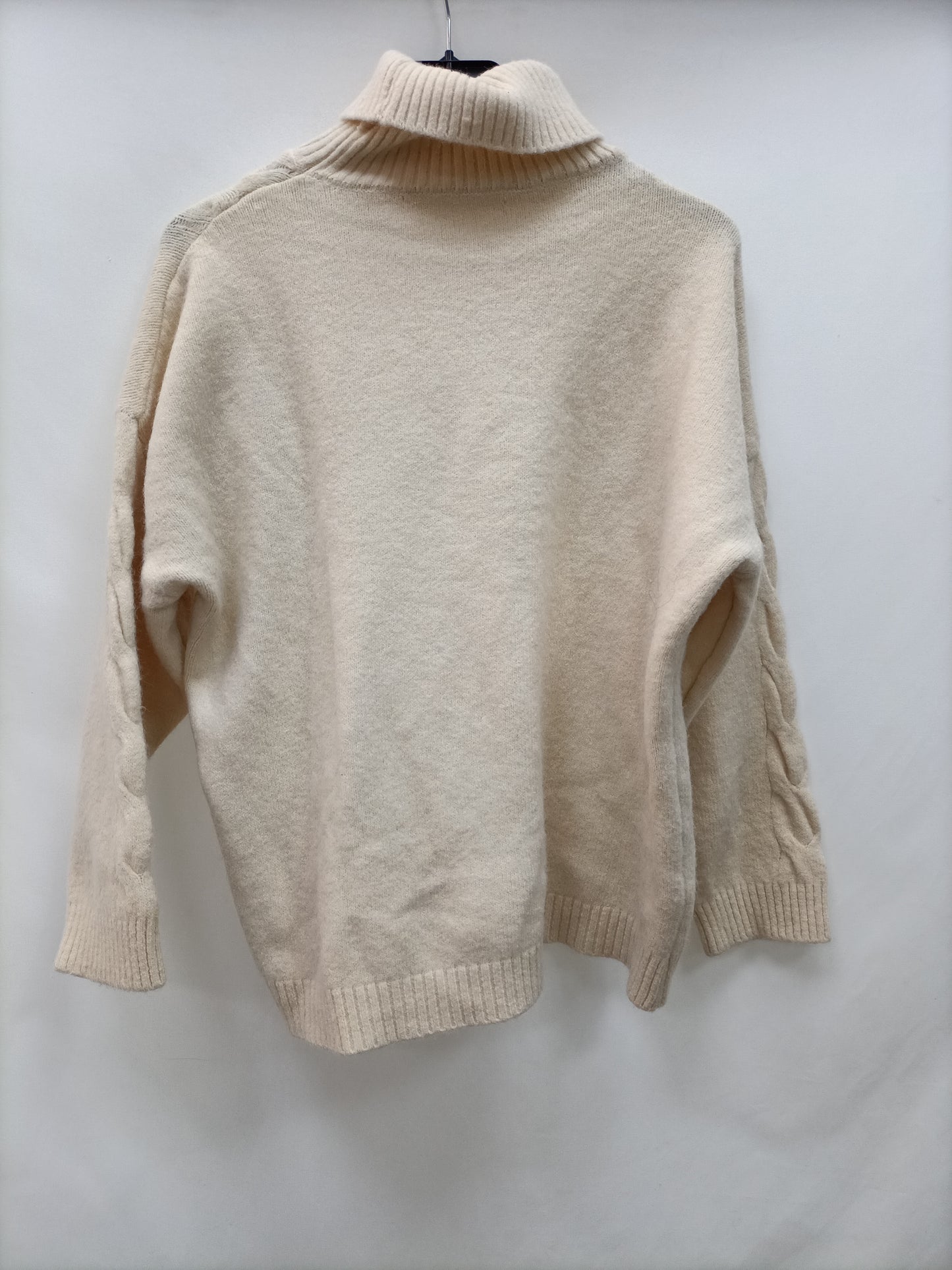 OTRAS. Jersey cuello vuelto beige T.s