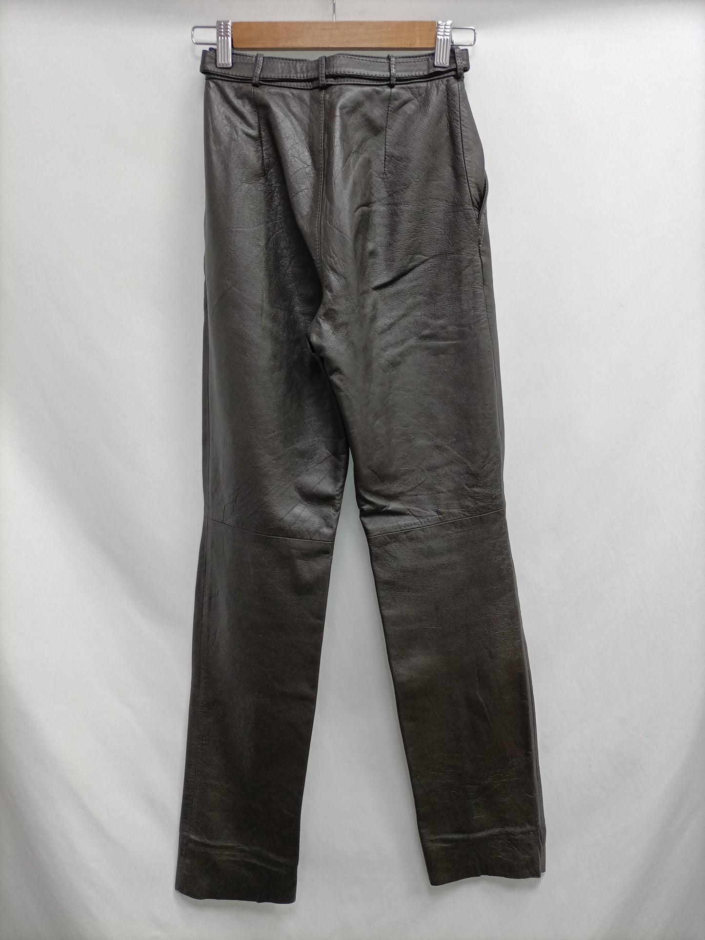 OTHERS.Straight leather pants S.34 (vintage)