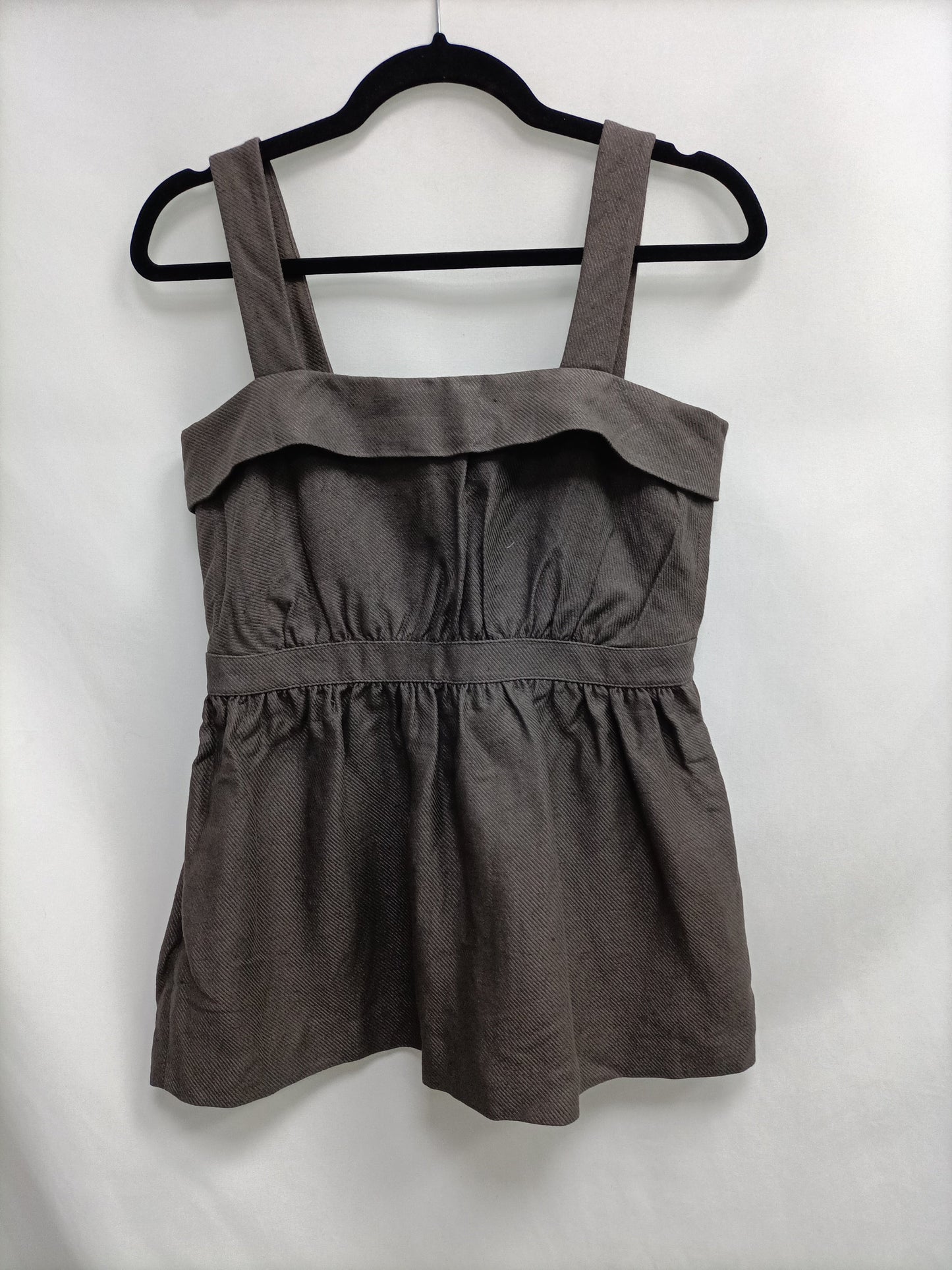 UTERQÜE.Top gris topo T.S