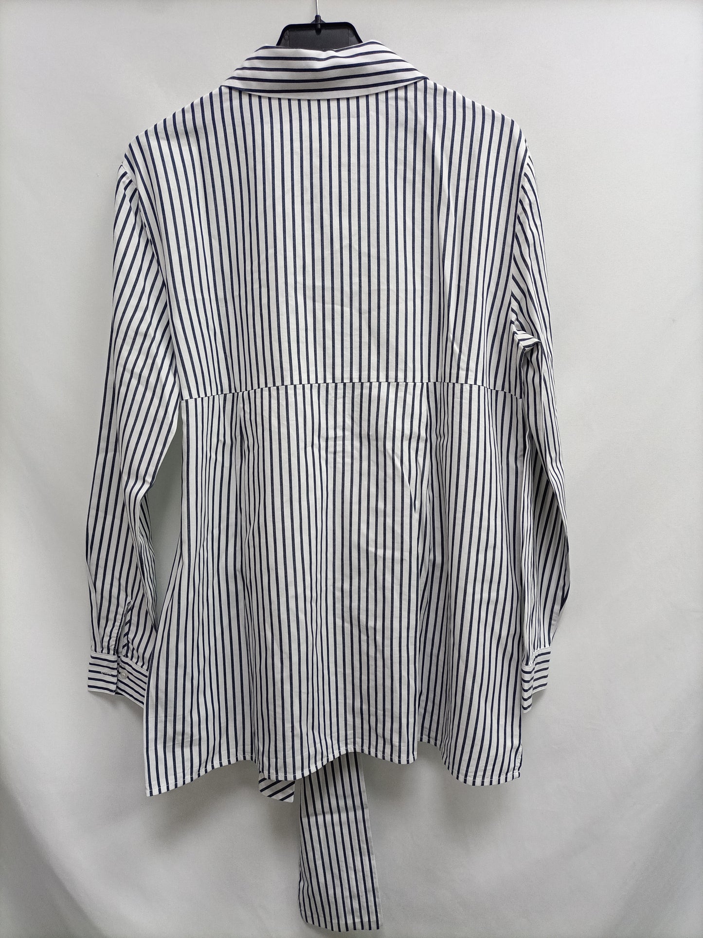 MANGO.Camisa larga rayas T.M