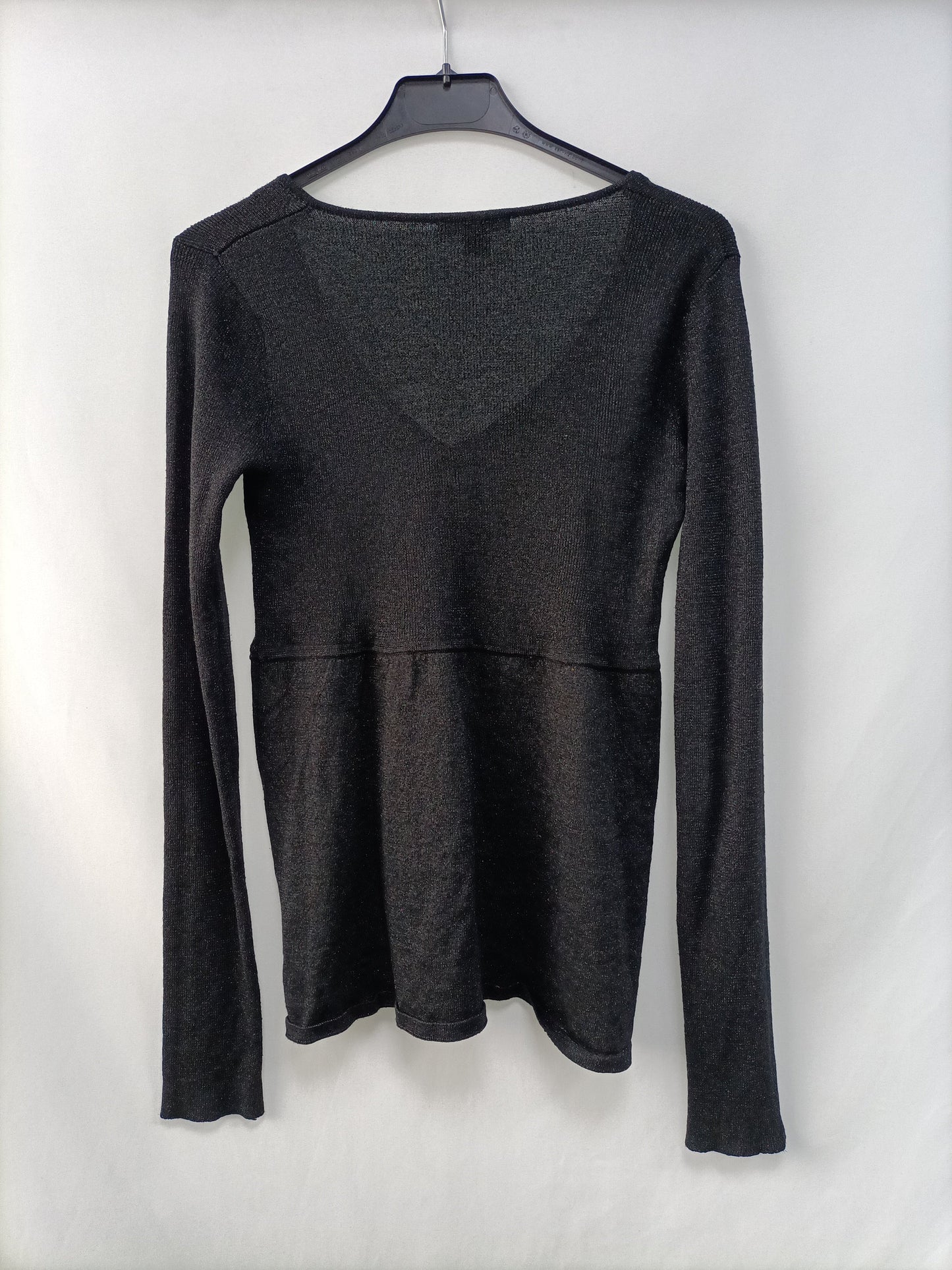 SFERA. Top negro hilos T.s (tara)