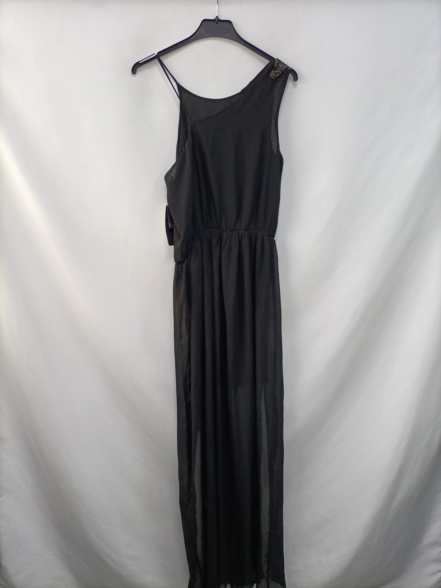 ZARA. Vestido largo asimétrico T.s