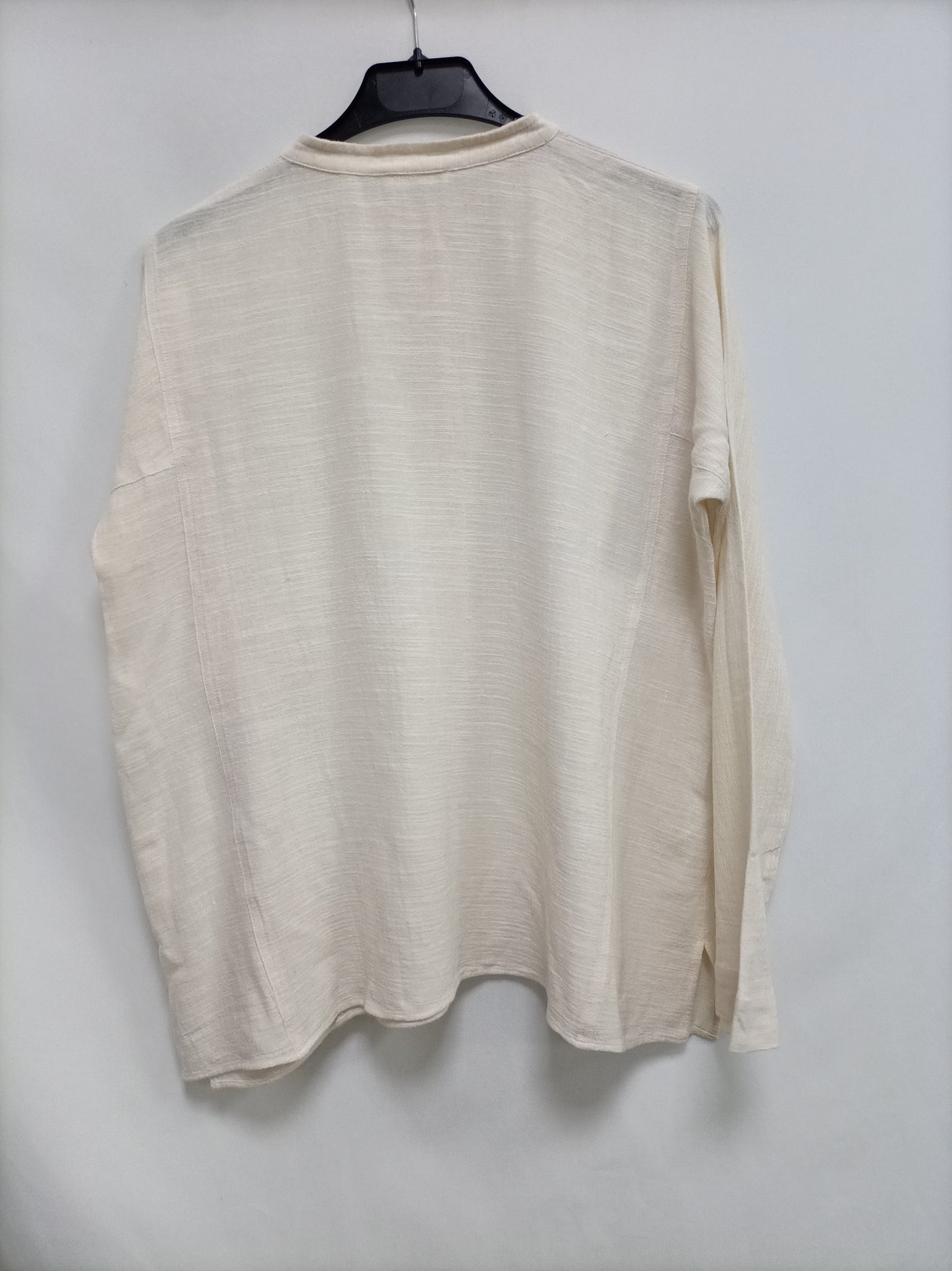 MASSCOB. Blusa beige algodón T.u (xs)