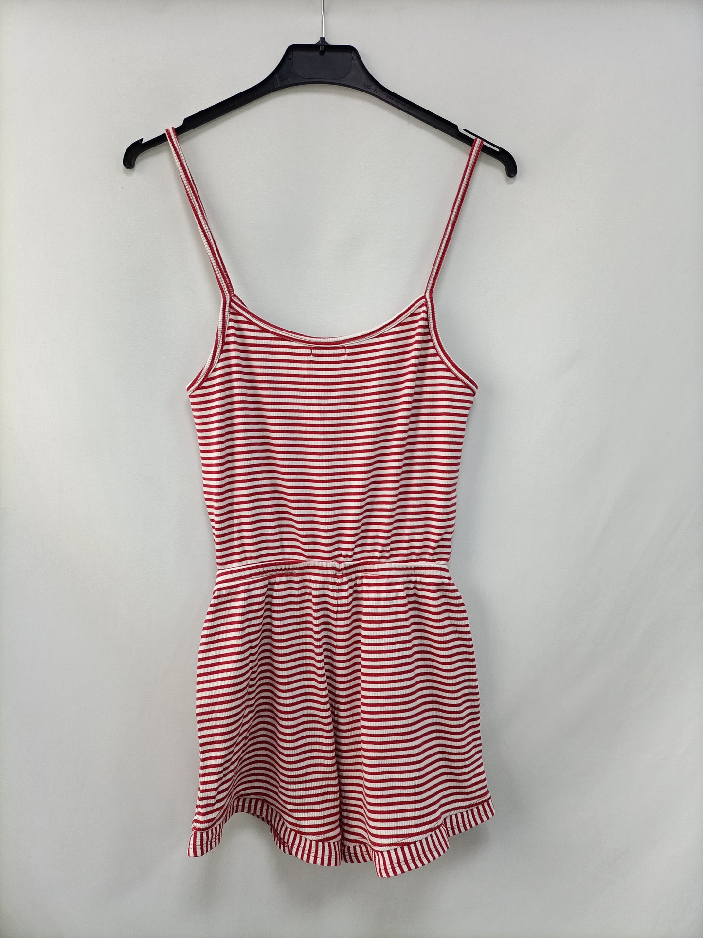 BERSHKA.Mono corto rayas punto. T.S