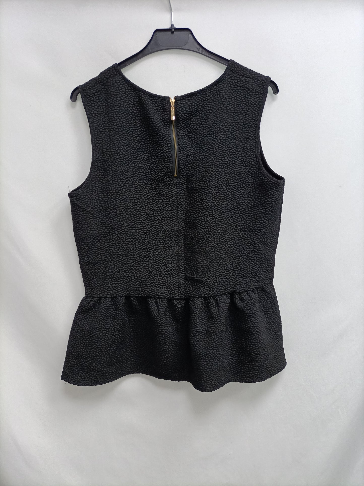 SFERA. Black textured top Tm