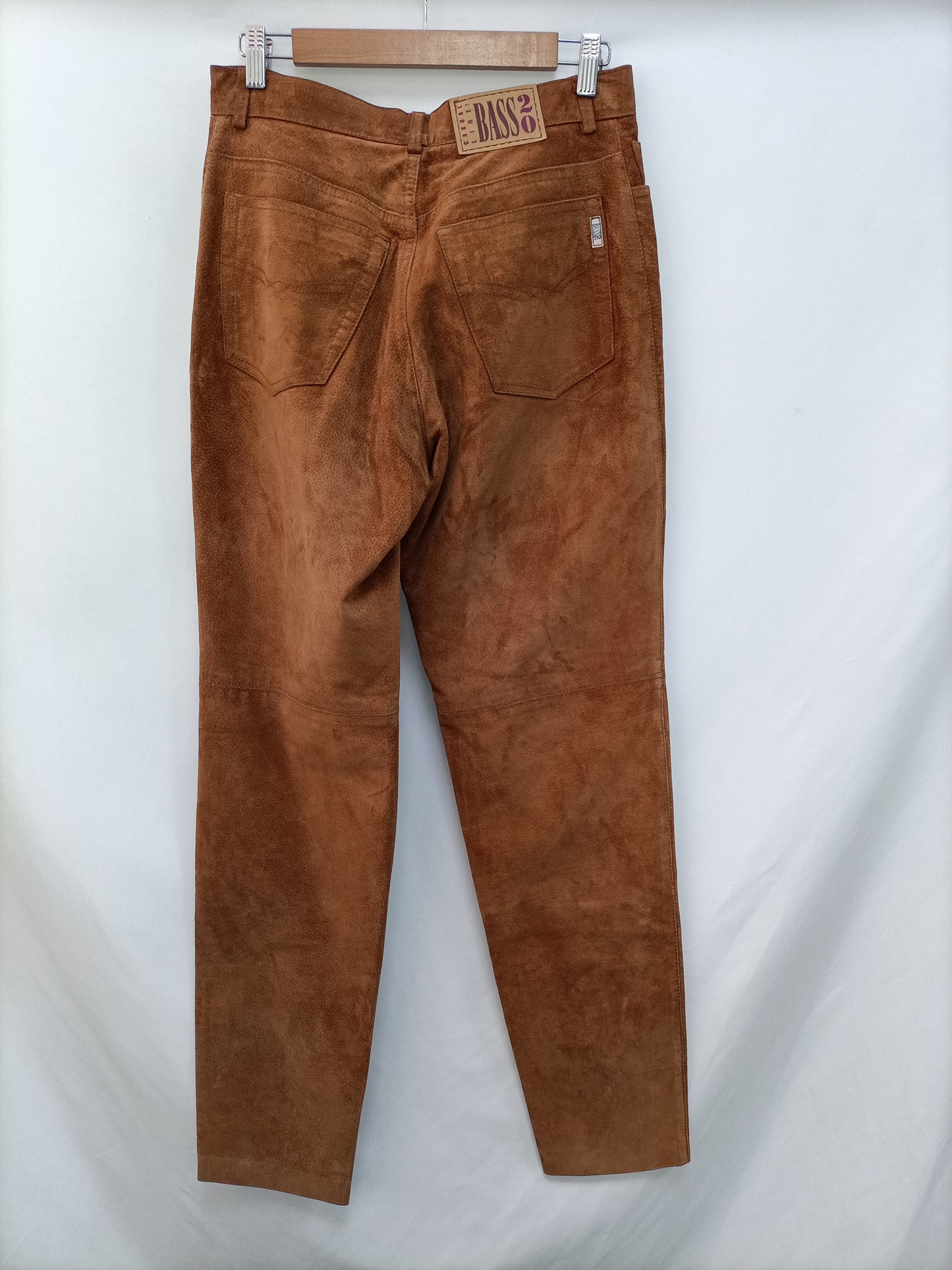 BASS 20. Pantalón vintage piel T.44(38)