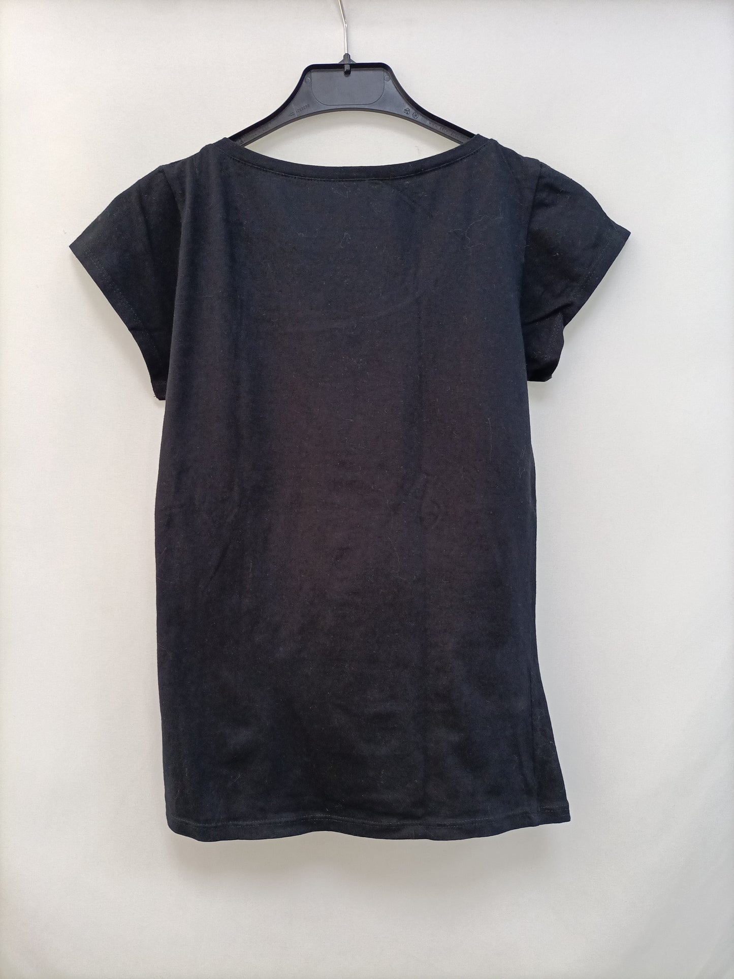 MALAESPINA. Camiseta negra T.m