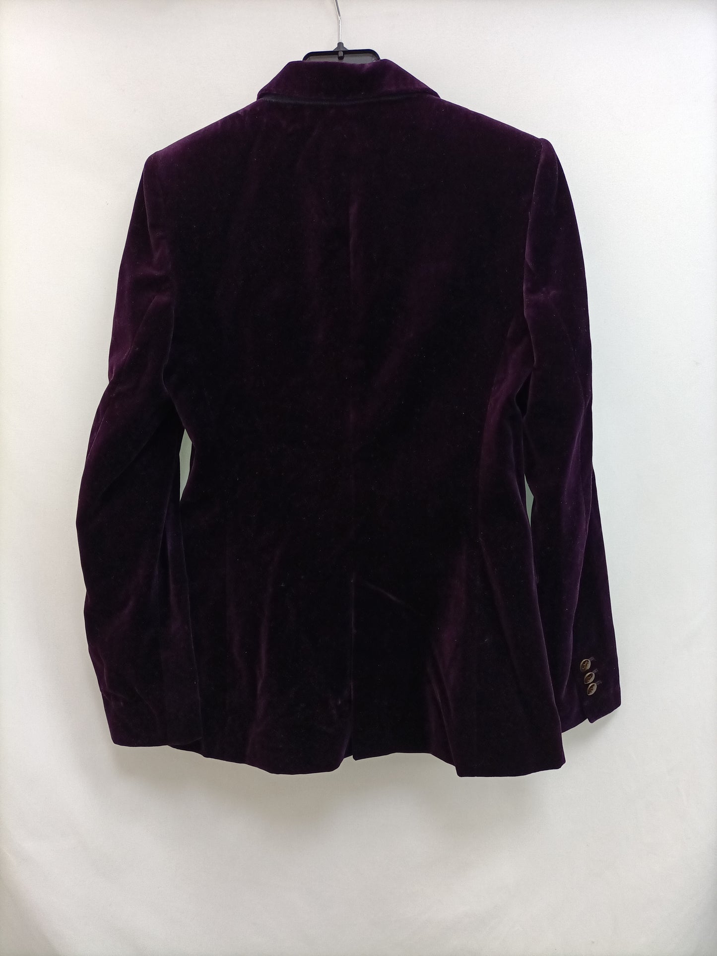 MASSIMO DUTTI. blazer de terciopelo morada T.36