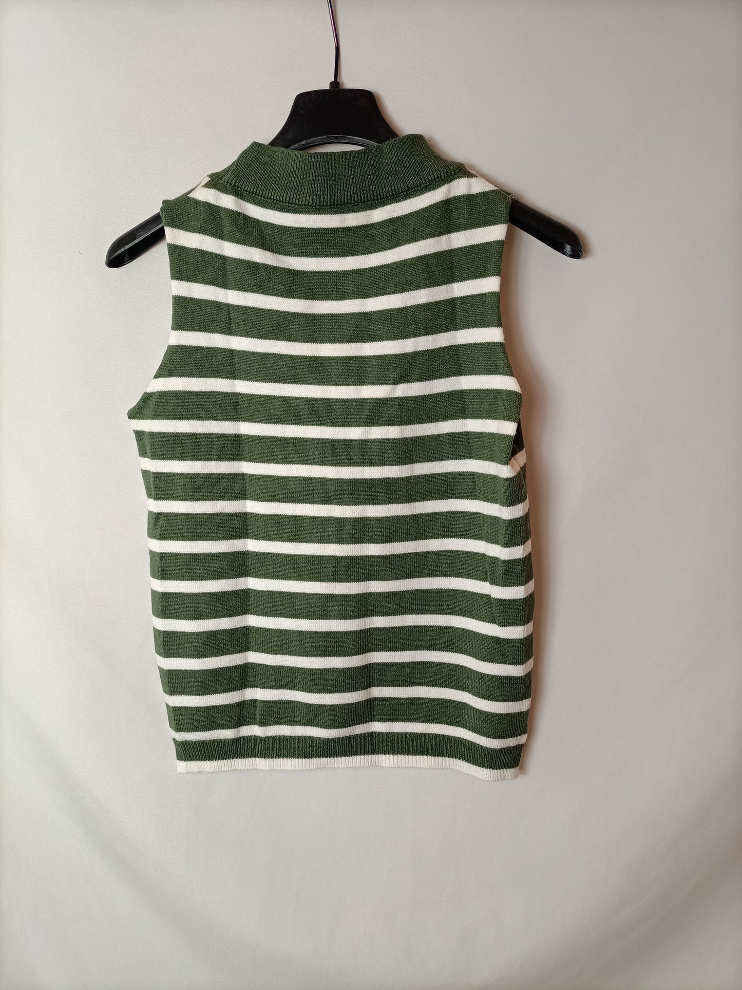 OTRAS. Top/chaleco punto rayas T.xs/s