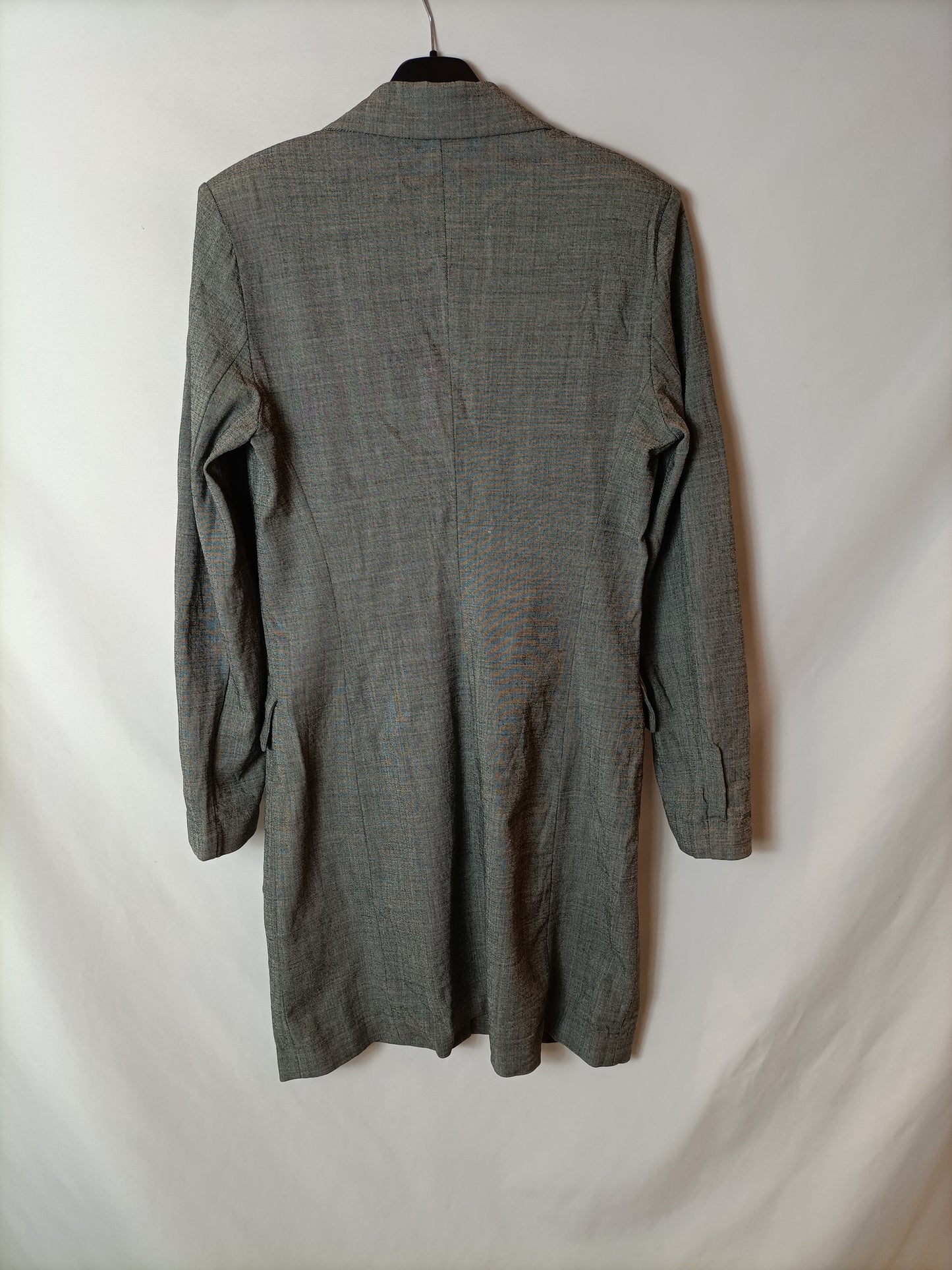 IRIE. Chaqueta gris larga T.l