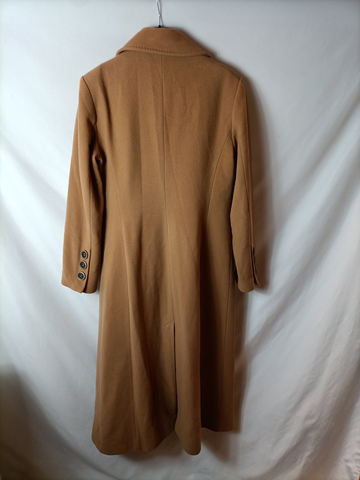 LA WOMAN. Abrigo vintage camel. T. 40