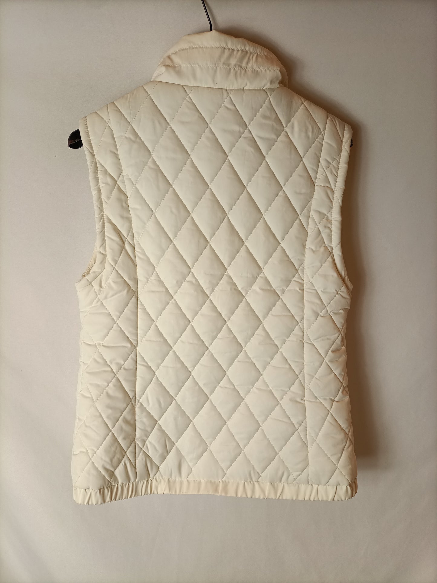 SFERA. Chaleco acolchado beige. T S