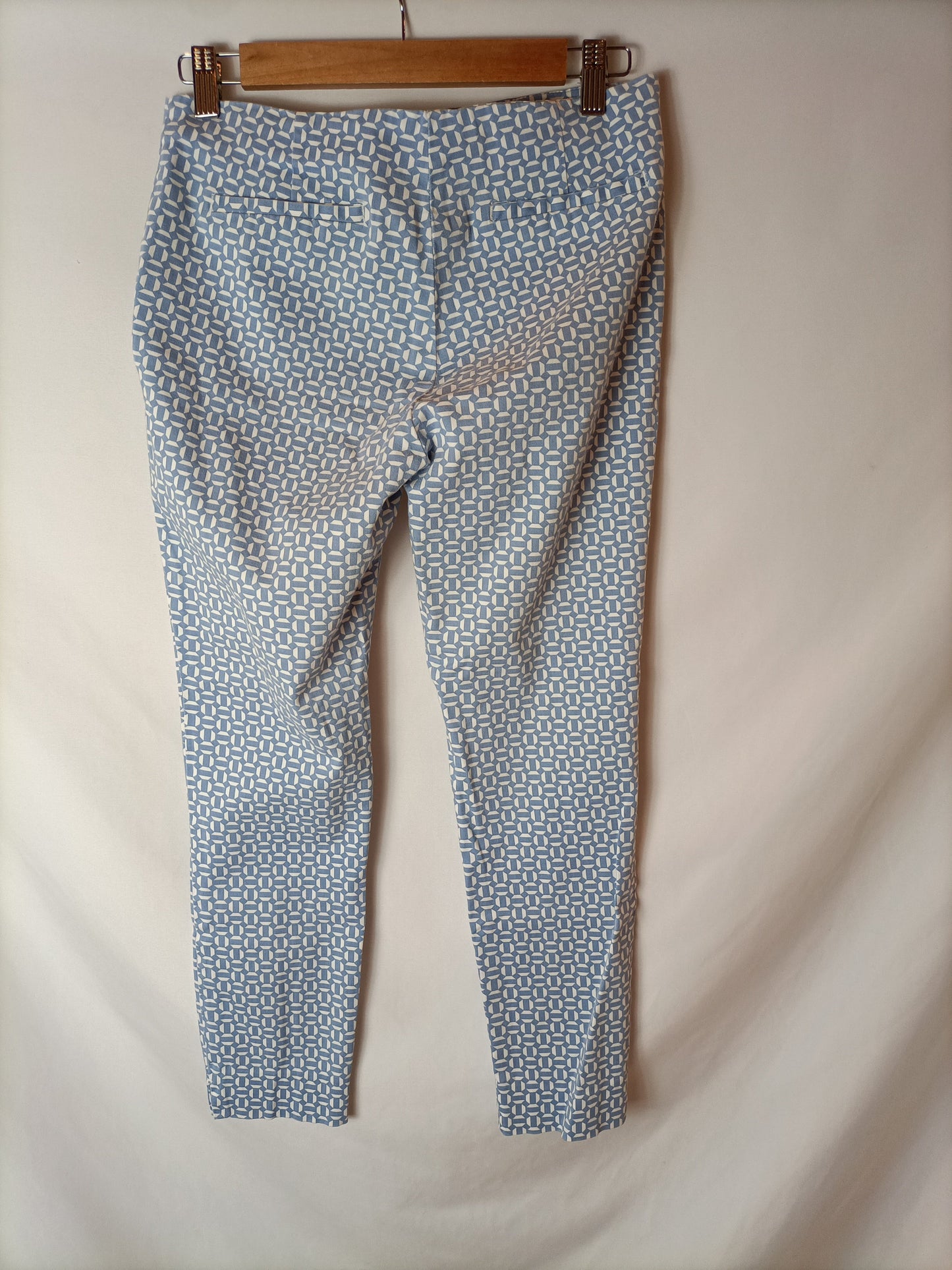 ZARA. Pantalones elásticos azul claro. T S