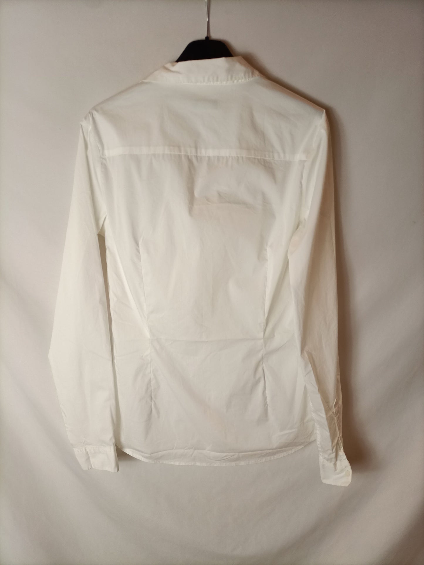 BENETTON. Camisa blanca clasica. T S/M