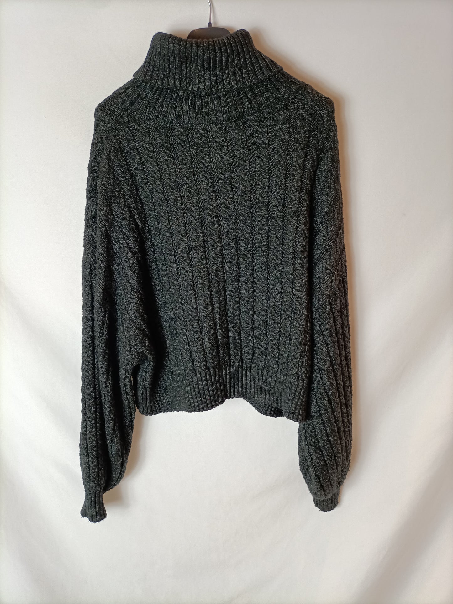 ZARA. Jersey ochos gris T.s