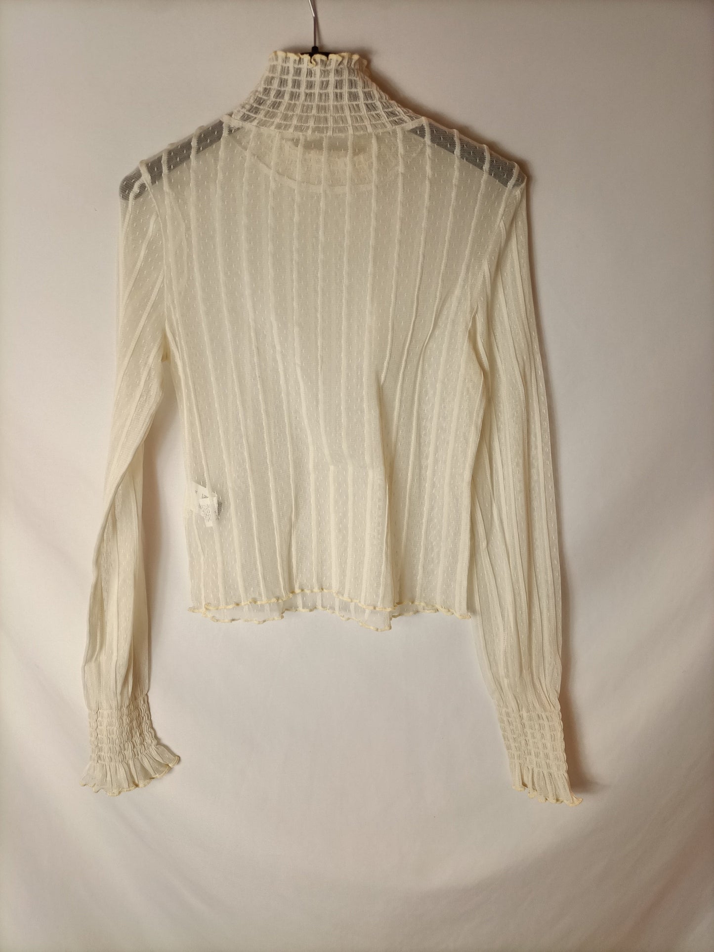 DAZY. Beige plumeti top Tm