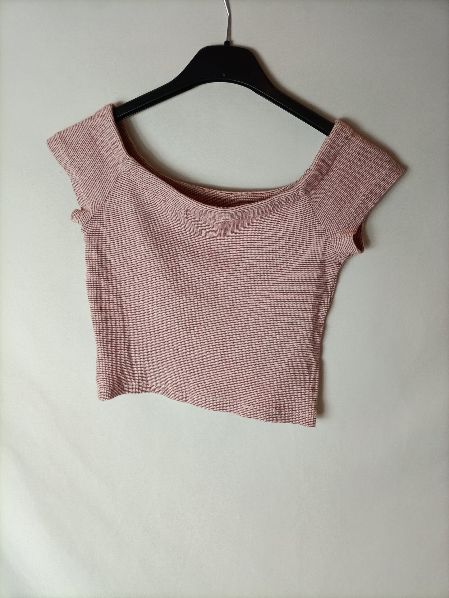 ZARA. Croptop espiga T.s