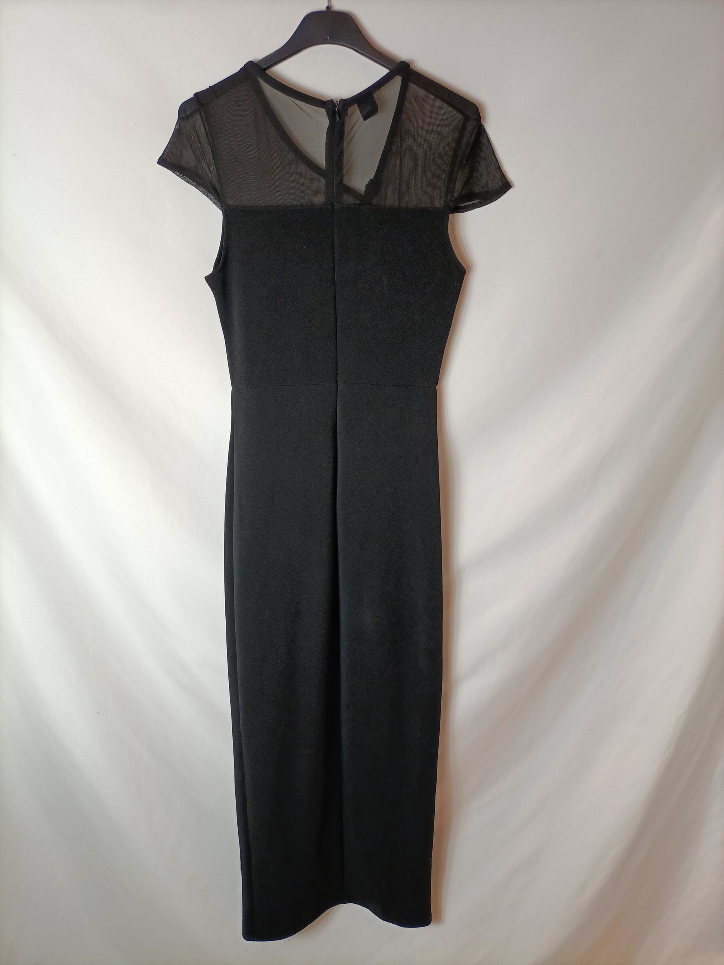 OTRAS. Vestido negro "chino" T.u(s)