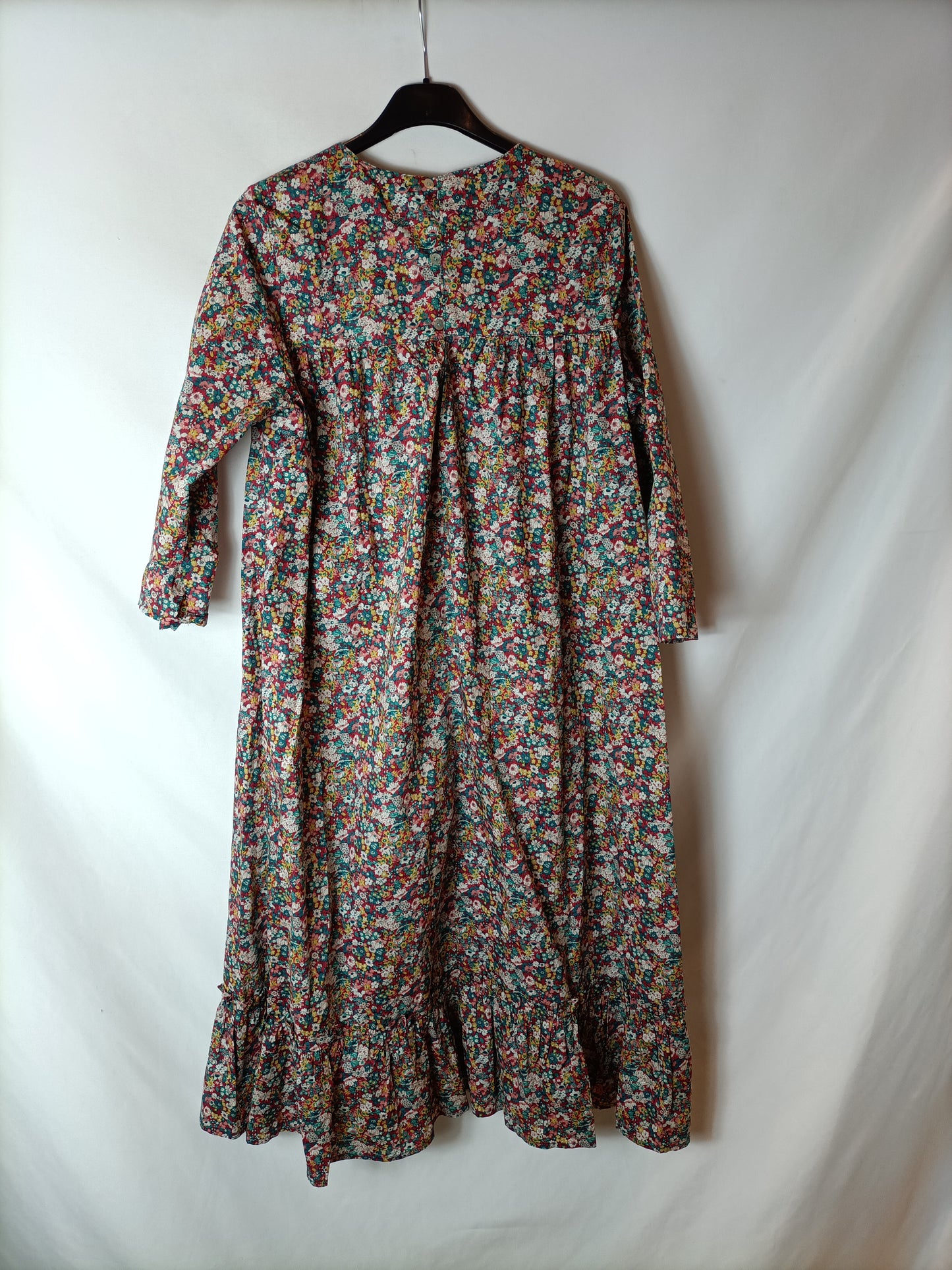 RITAVON. Vestido midi flores T.m