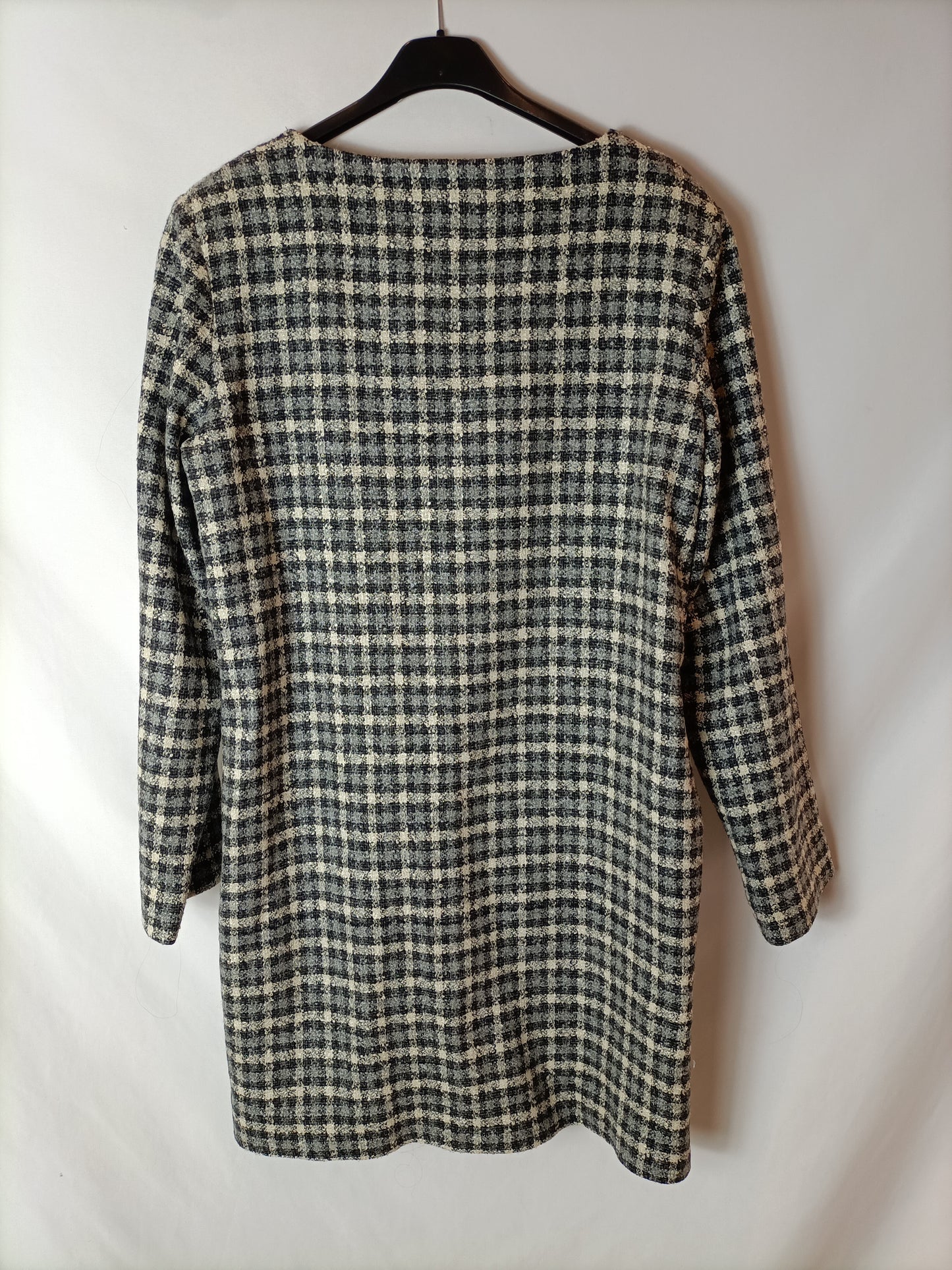 ESTE ES. Abrigo tweed cuadros T.m