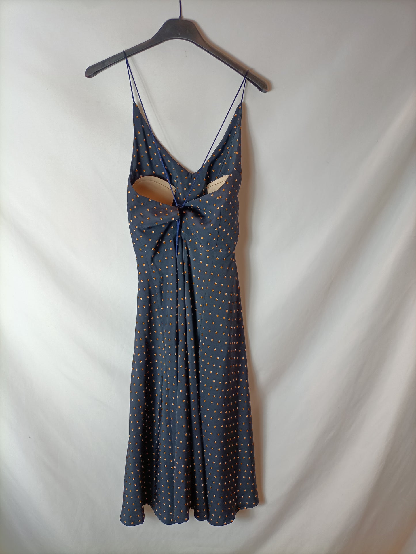 OTHERS. Blue polka dot dress. TM