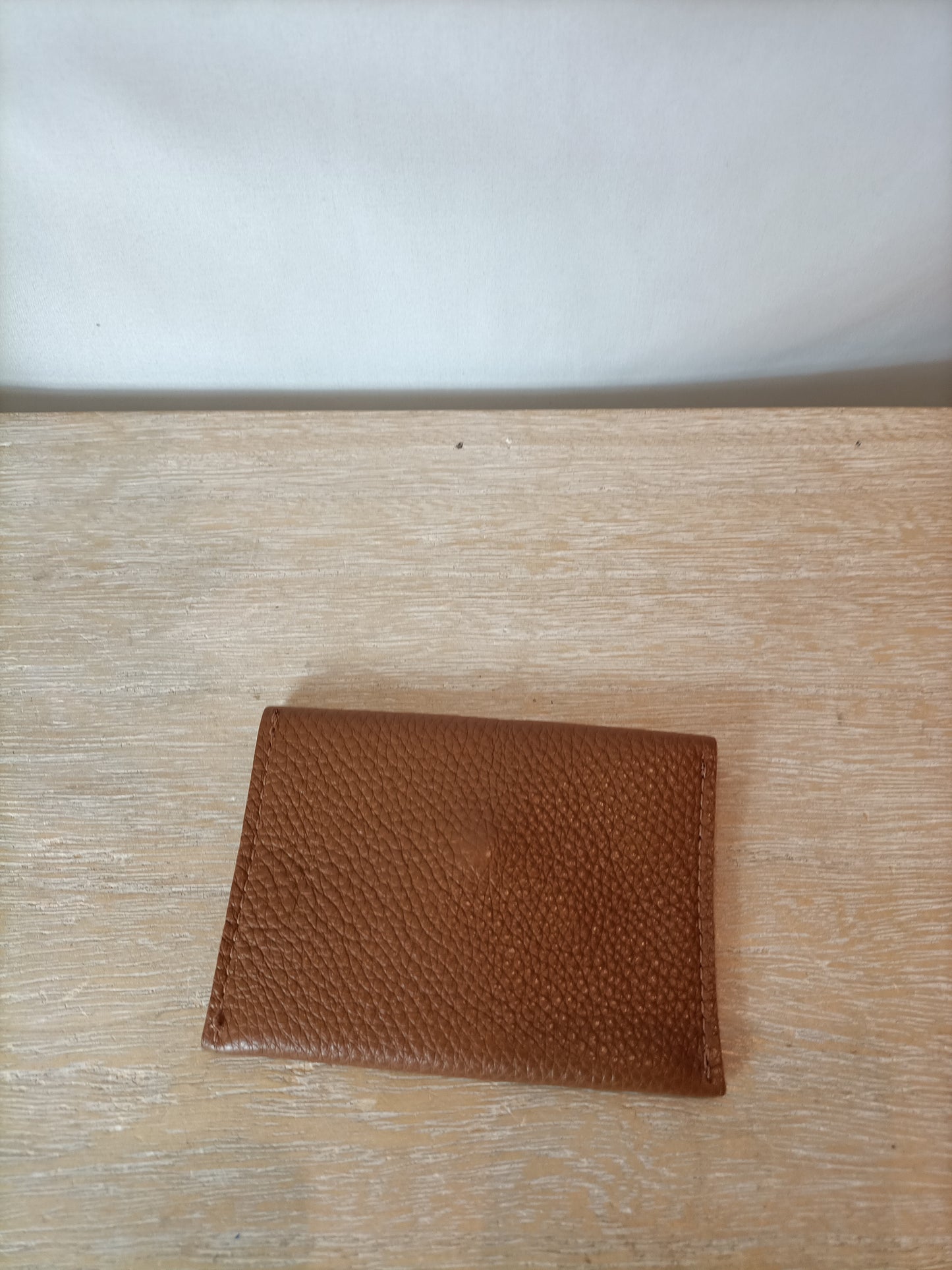 MICUIR. Brown leather wallet