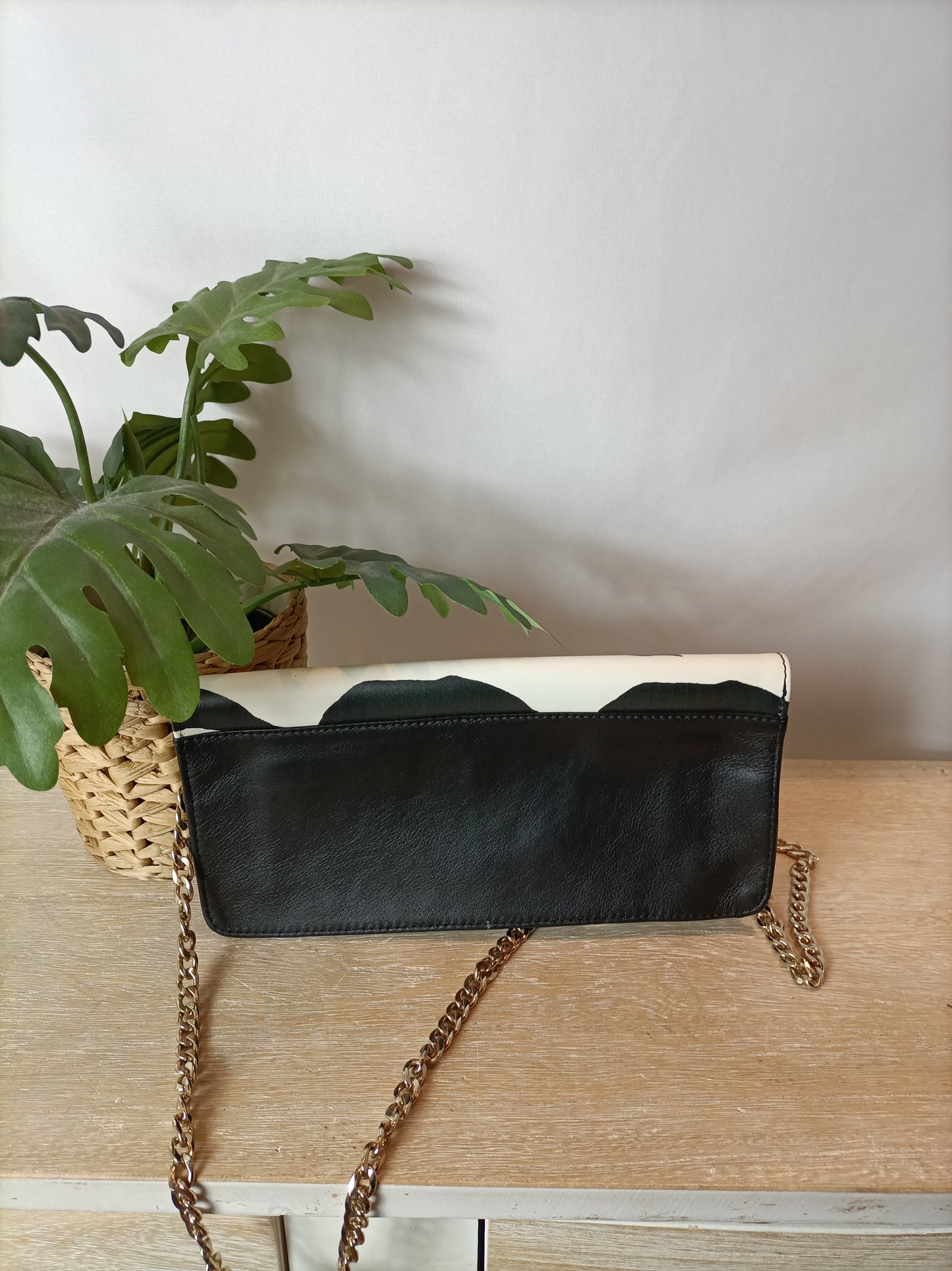 MARTINELLI. Black and white chain bag.