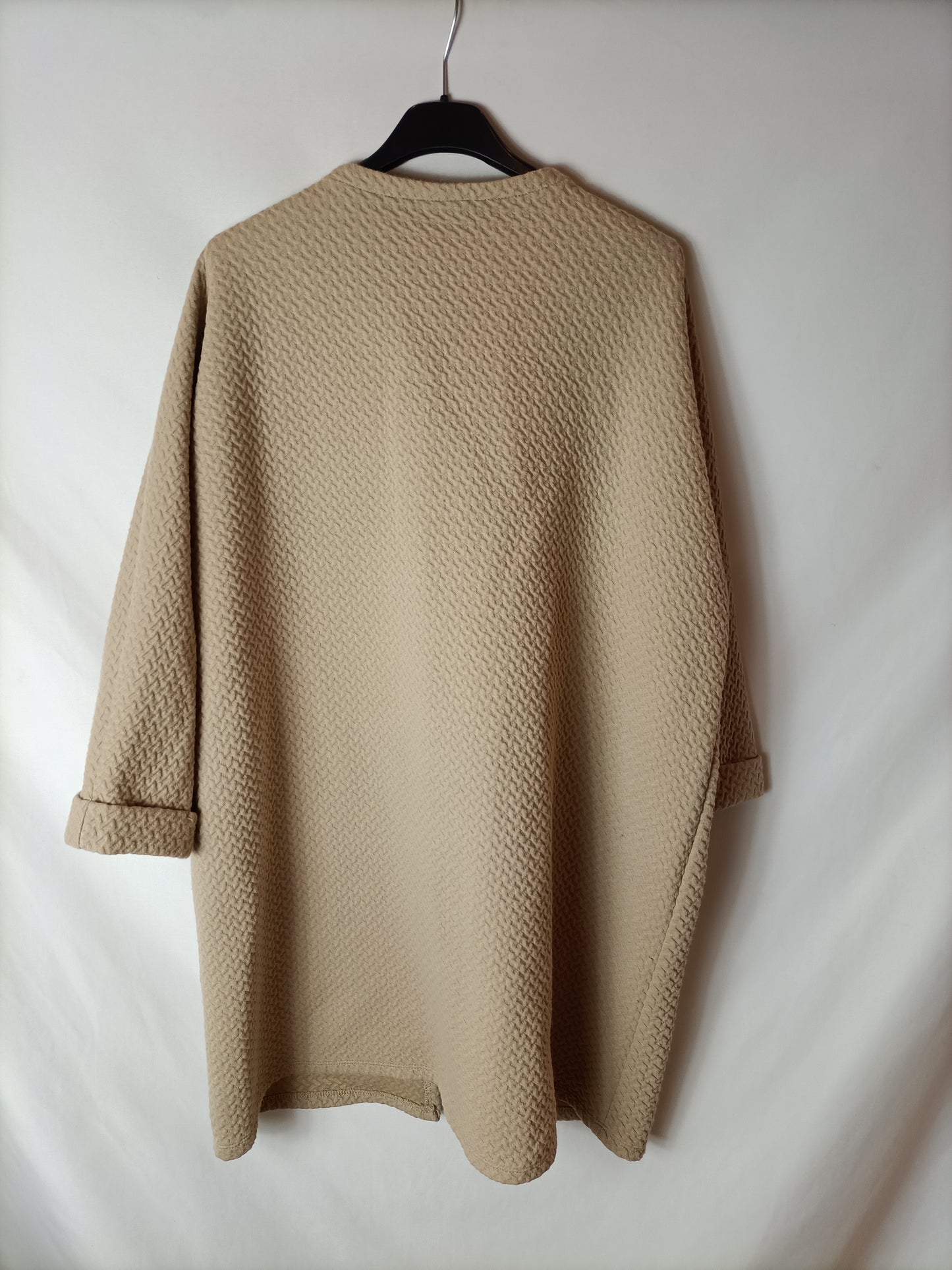 VILA. Chaqueta textura oversized. T M