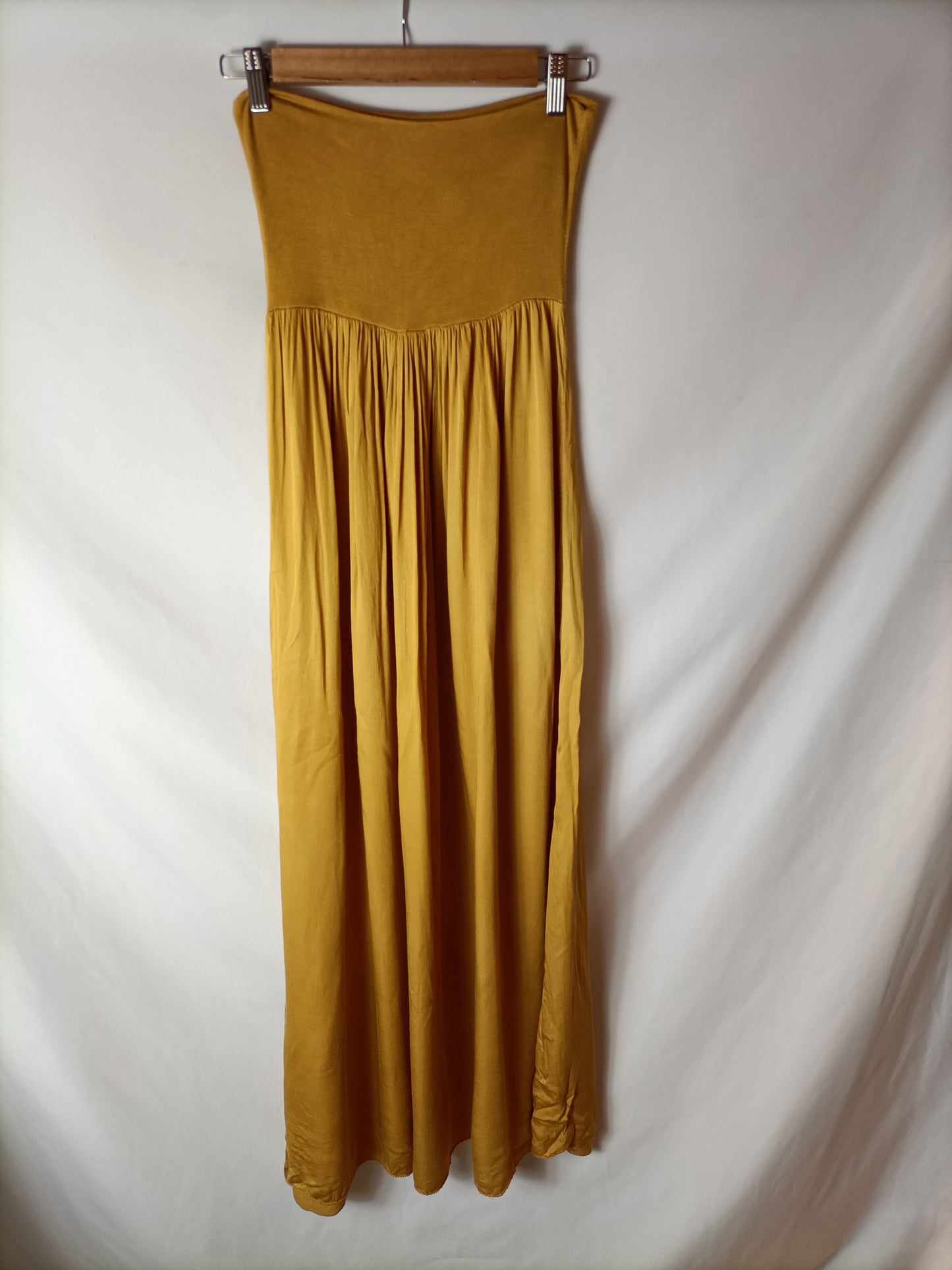 OTHERS. Long mustard skirt/dress. TS