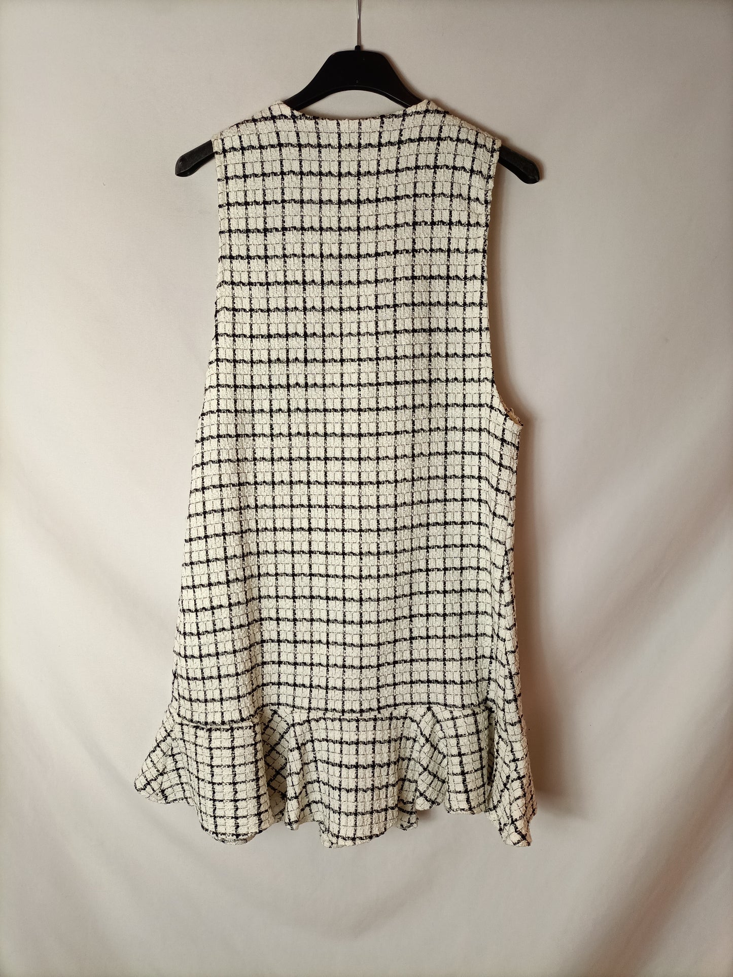 ZARA. Short tweed dress Tl