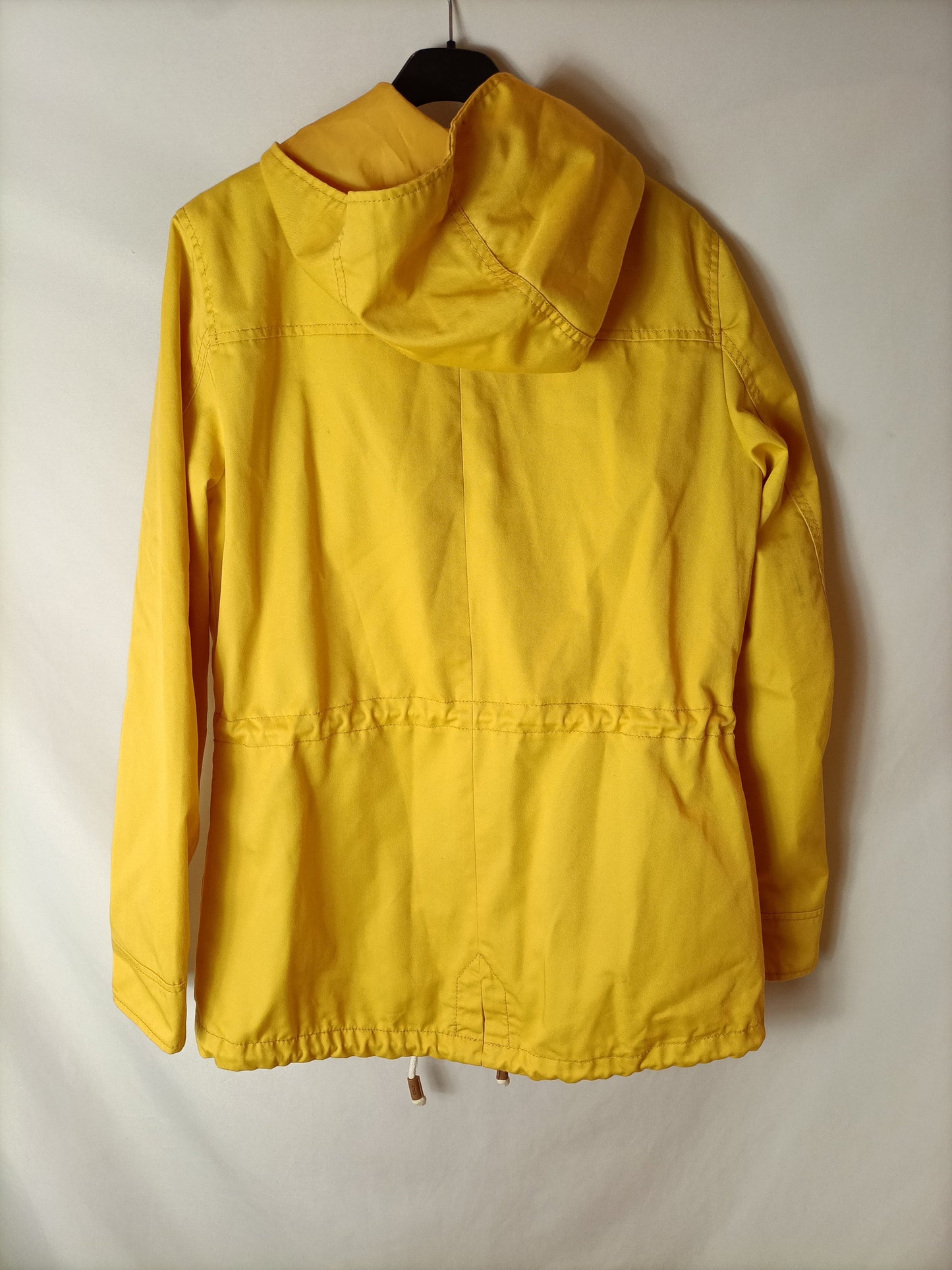 ONLY. Yellow hooded parka. TM (Tare)