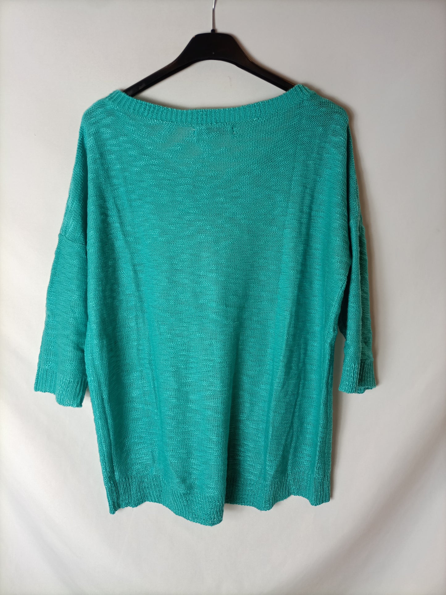 BLANCO. Jersey/top turquesa T.s