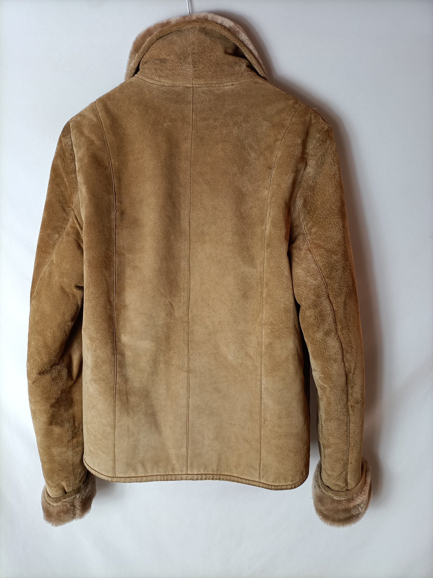 NAFNAF. Abrigo piel camel T.s(tara)