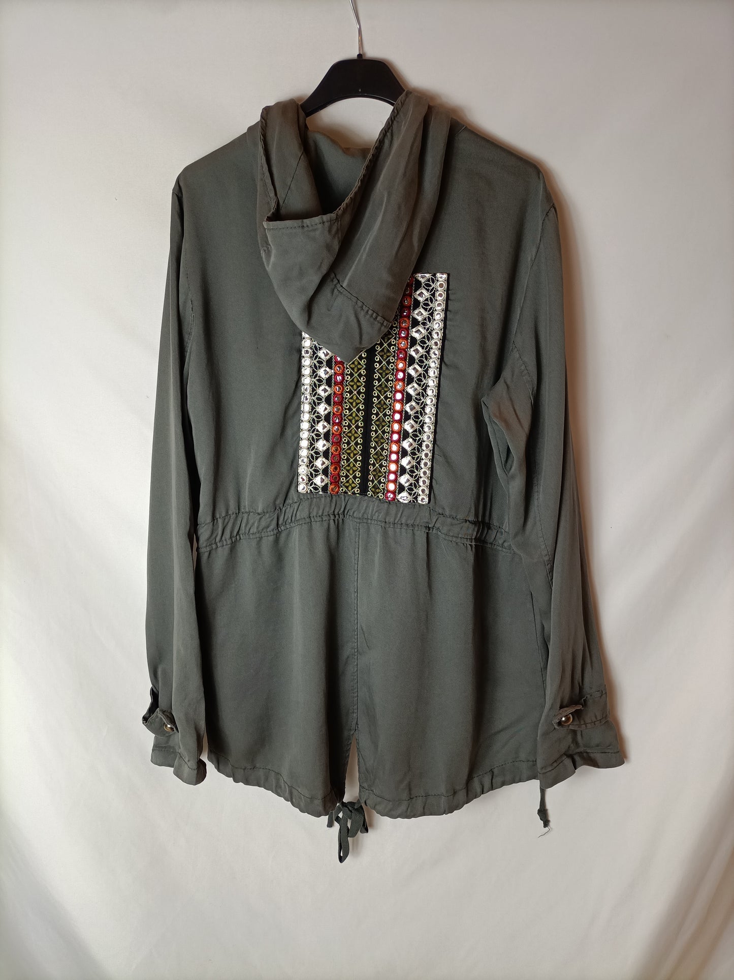 OTRAS. Parka gris fina T.XL