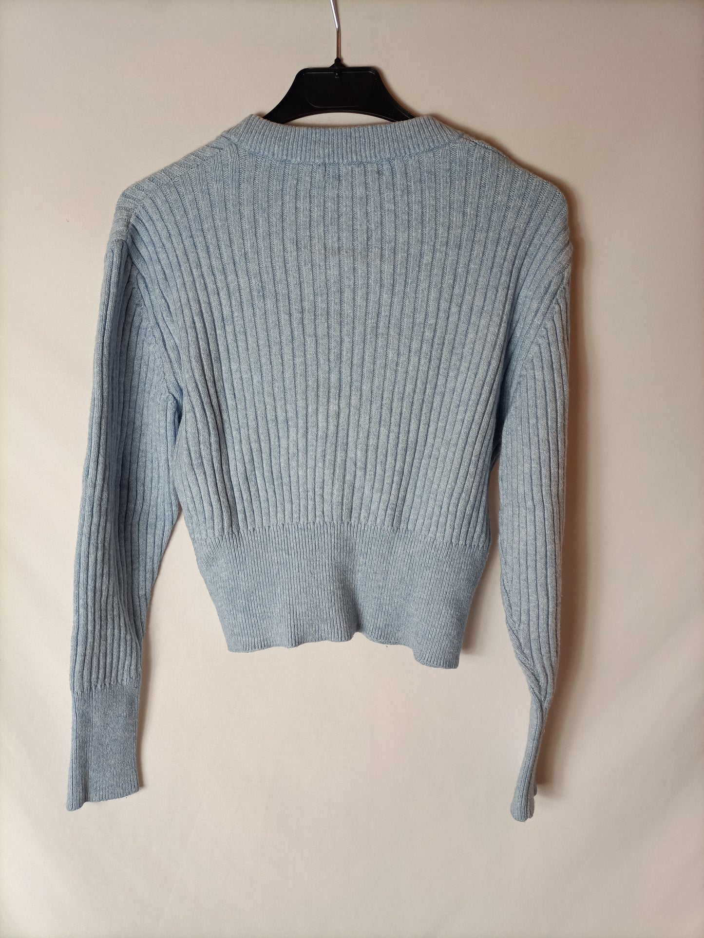 PULL&BEAR. Rebeca azul canalé T.xs