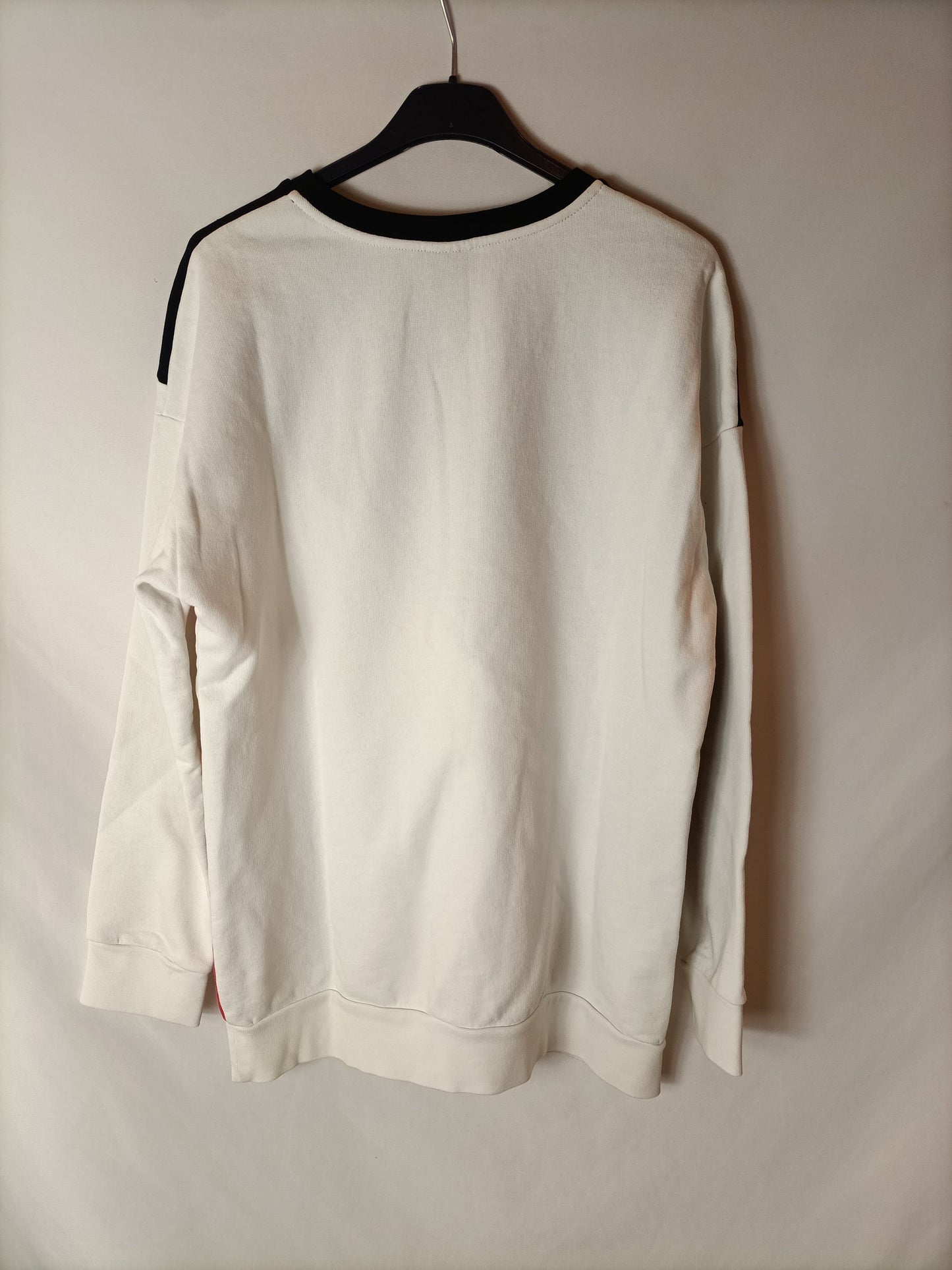 PINKO. Oversized sweatshirt with drawings. Size XS (M) (tare)