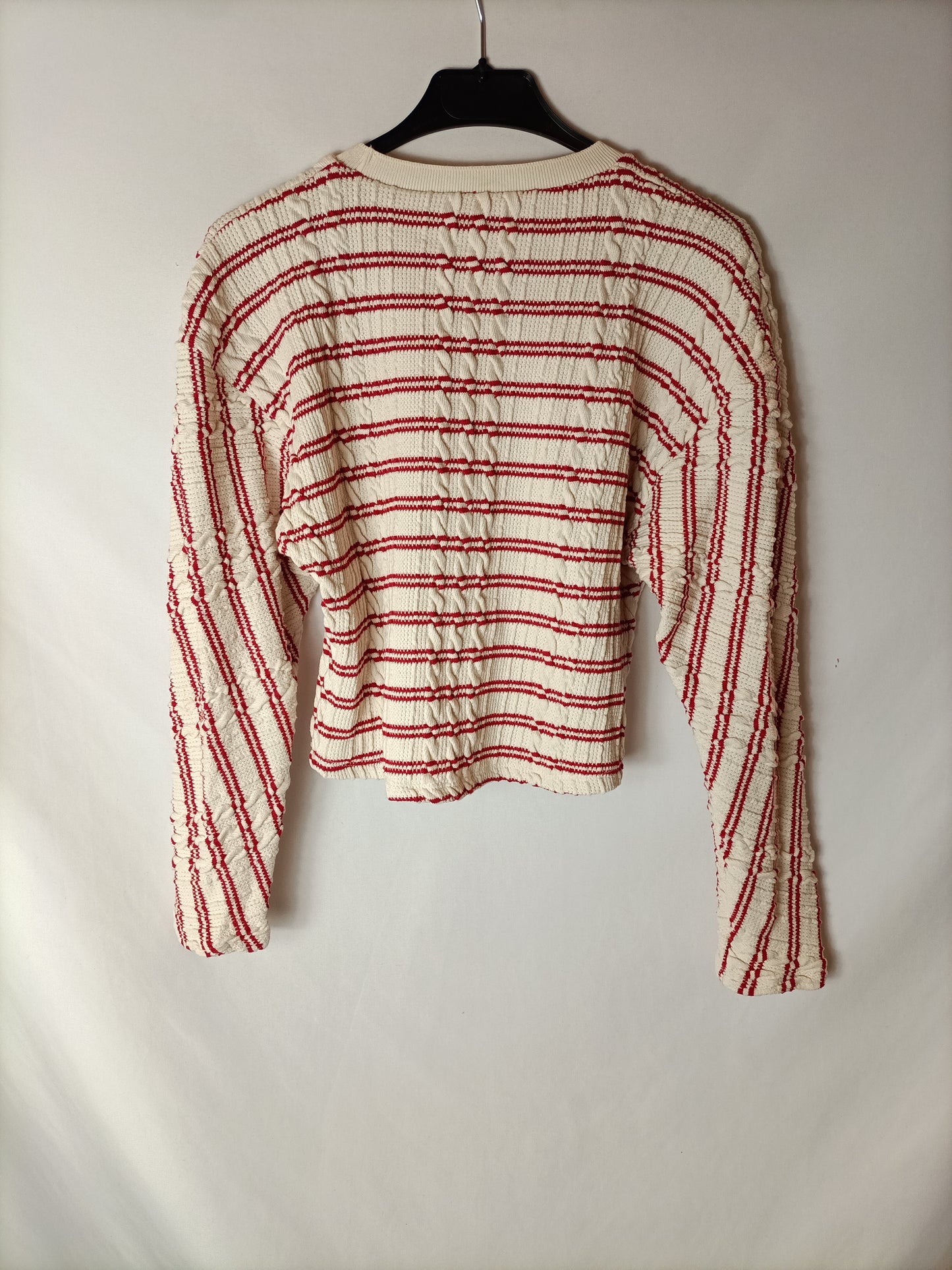 ZARA. Top punto rayas T.s