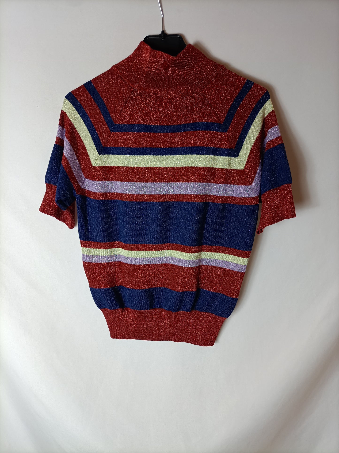 ZARA. Top rayas hilos T.m