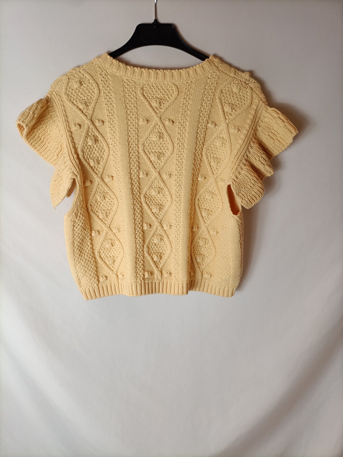 EDITED. Yellow thread top. Size 36