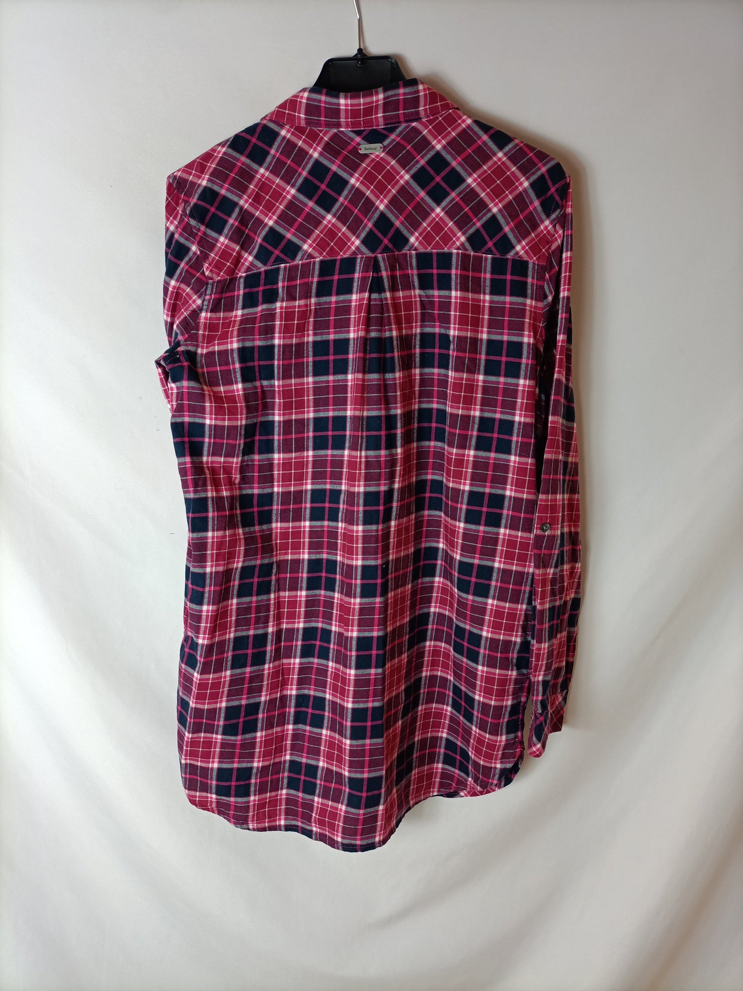 BARBOUR. Long checked shirt. Size 36