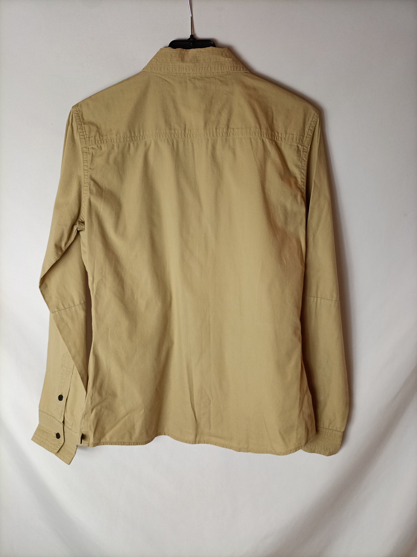 POLO RALPH LAUREN. Beige cotton shirt. TS