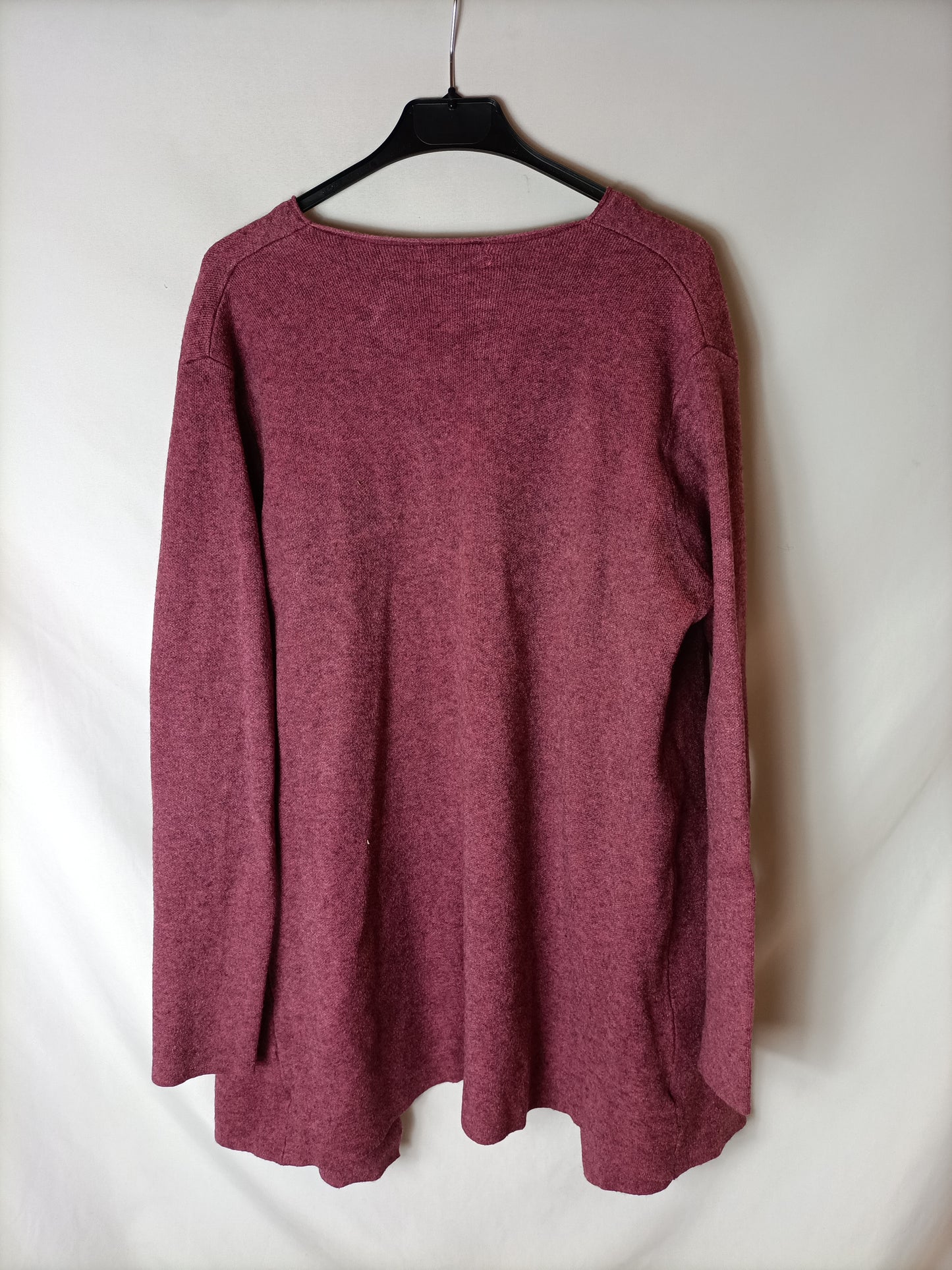 CASUAL CLOTHING. Cárdigan rosa jaspeado T.u(s)